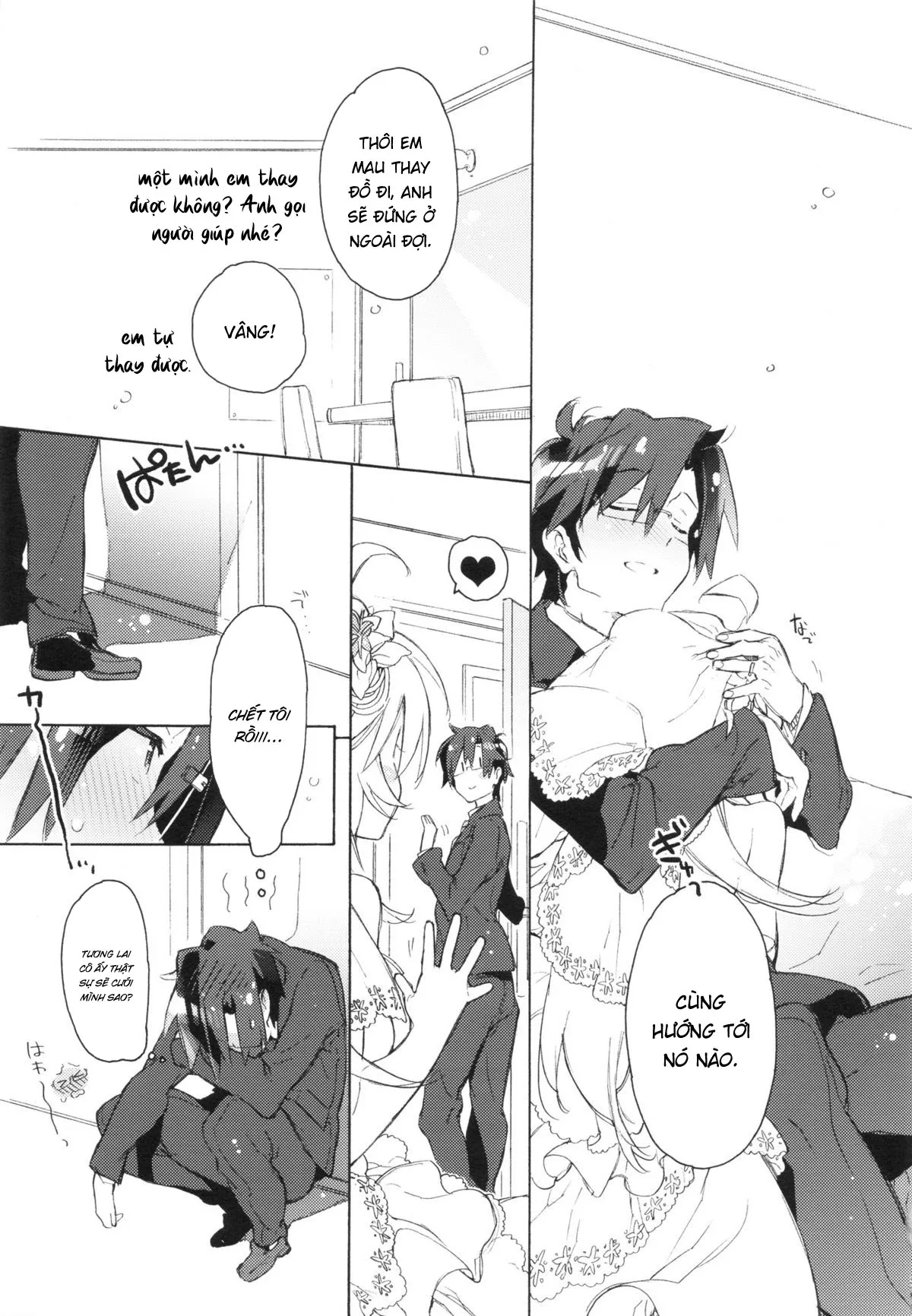 HentaiVN.net - Ảnh 11 - Miki Hoshii series [Honey to Miki to Kono Omoi; Honey and Miki's Feelings; 2nd bell; Sekaijuu no Hana o Motte Kimi ni Aisareni Kitanda; MIRACLE STARTER; Kawaigatte, Kawaigararete; Koremade no Ohanashi.] - Chap 4