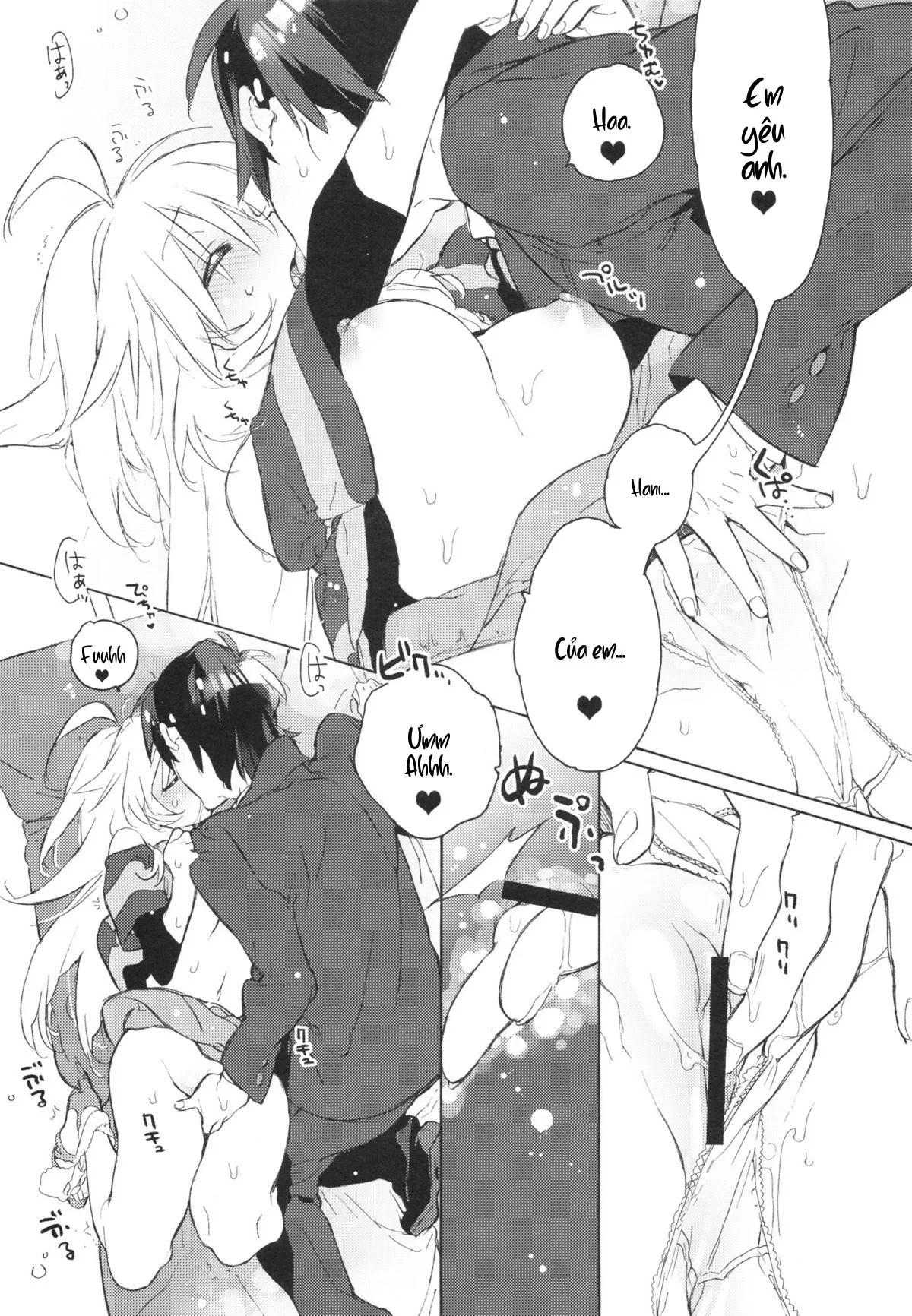 HentaiVN.net - Ảnh 14 - Miki Hoshii series [Honey to Miki to Kono Omoi; Honey and Miki's Feelings; 2nd bell; Sekaijuu no Hana o Motte Kimi ni Aisareni Kitanda; MIRACLE STARTER; Kawaigatte, Kawaigararete; Koremade no Ohanashi.] - Chap 4