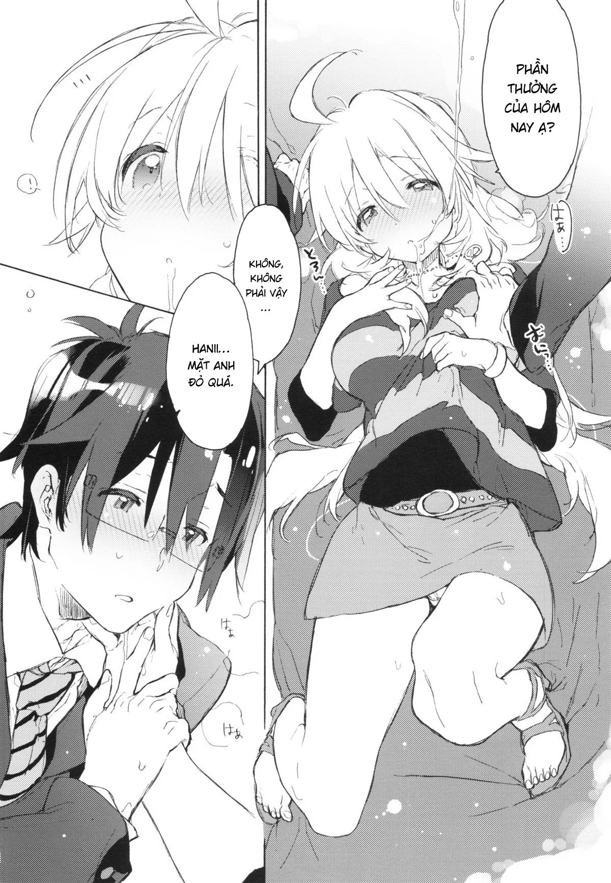 HentaiVN.net - Ảnh 16 - Miki Hoshii series [Honey to Miki to Kono Omoi; Honey and Miki's Feelings; 2nd bell; Sekaijuu no Hana o Motte Kimi ni Aisareni Kitanda; MIRACLE STARTER; Kawaigatte, Kawaigararete; Koremade no Ohanashi.] - Chap 4