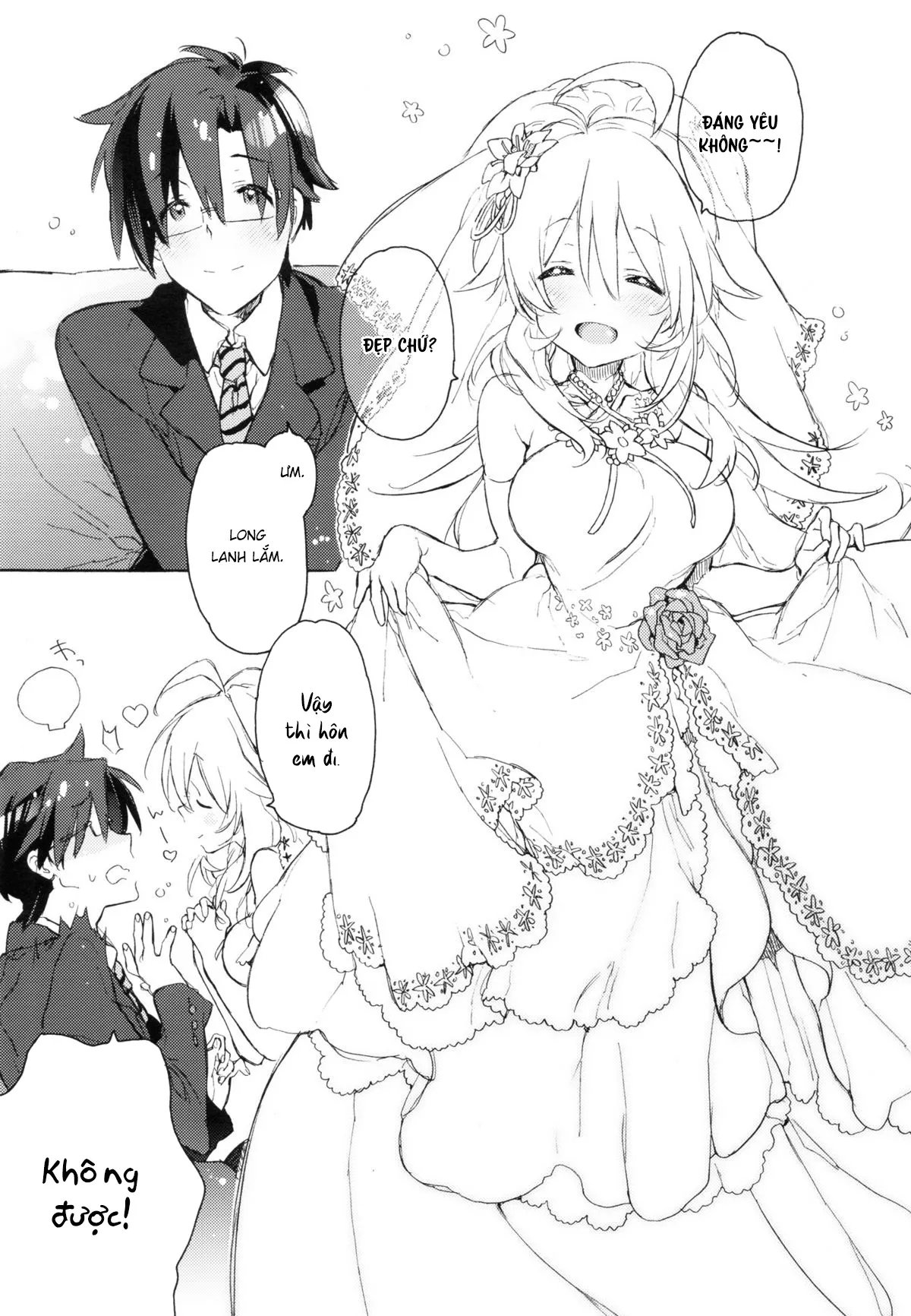 HentaiVN.net - Ảnh 7 - Miki Hoshii series [Honey to Miki to Kono Omoi; Honey and Miki's Feelings; 2nd bell; Sekaijuu no Hana o Motte Kimi ni Aisareni Kitanda; MIRACLE STARTER; Kawaigatte, Kawaigararete; Koremade no Ohanashi.] - Chap 4