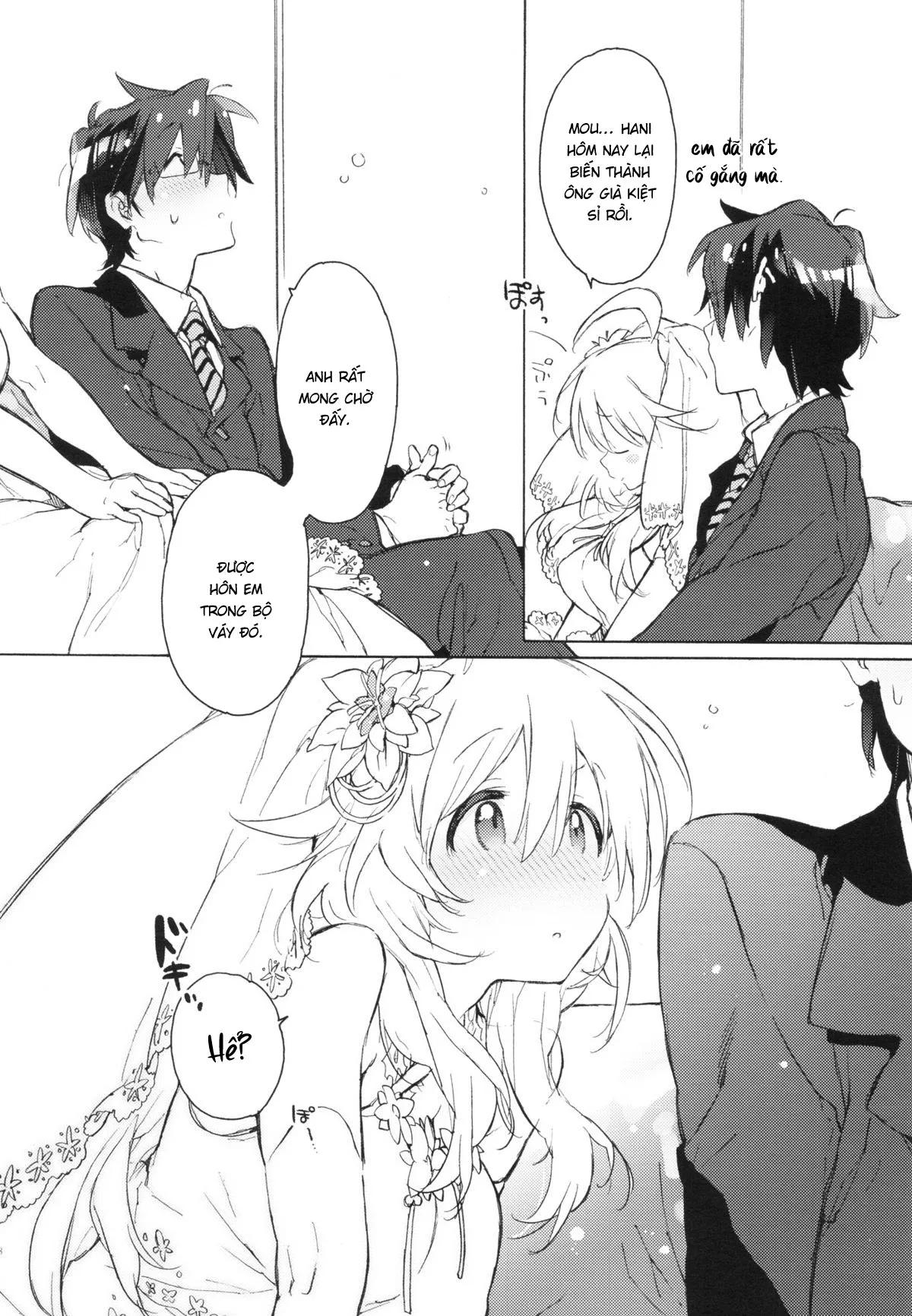 HentaiVN.net - Ảnh 8 - Miki Hoshii series [Honey to Miki to Kono Omoi; Honey and Miki's Feelings; 2nd bell; Sekaijuu no Hana o Motte Kimi ni Aisareni Kitanda; MIRACLE STARTER; Kawaigatte, Kawaigararete; Koremade no Ohanashi.] - Chap 4