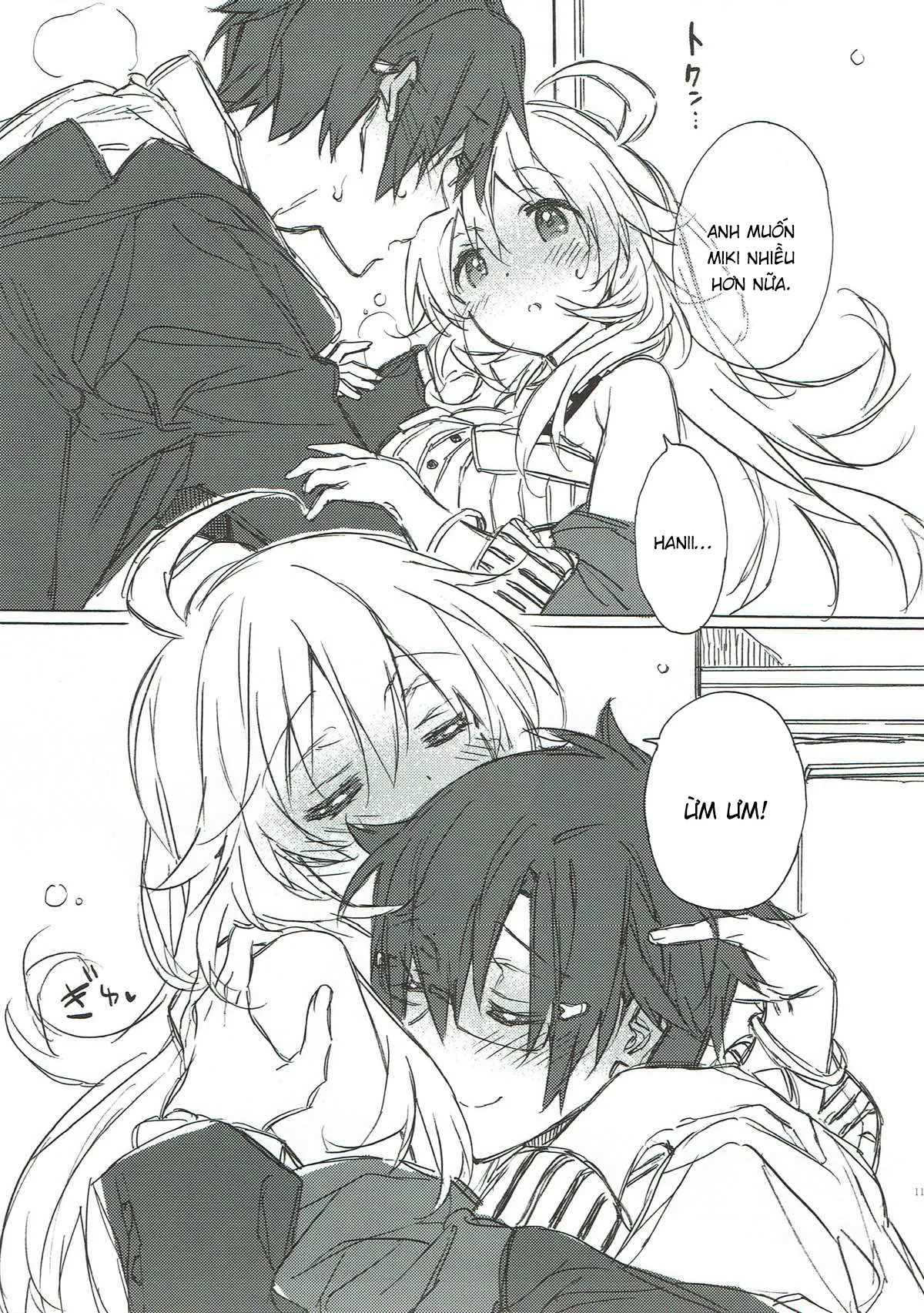 HentaiVN.net - Ảnh 11 - Miki Hoshii series [Honey to Miki to Kono Omoi; Honey and Miki's Feelings; 2nd bell; Sekaijuu no Hana o Motte Kimi ni Aisareni Kitanda; MIRACLE STARTER; Kawaigatte, Kawaigararete; Koremade no Ohanashi.] - Chap 5