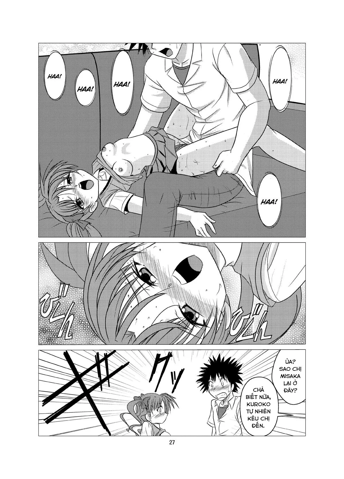 HentaiVN.net - Ảnh 28 - Love Poison (Toaru Kagaku no Railgun) - Chap 1
