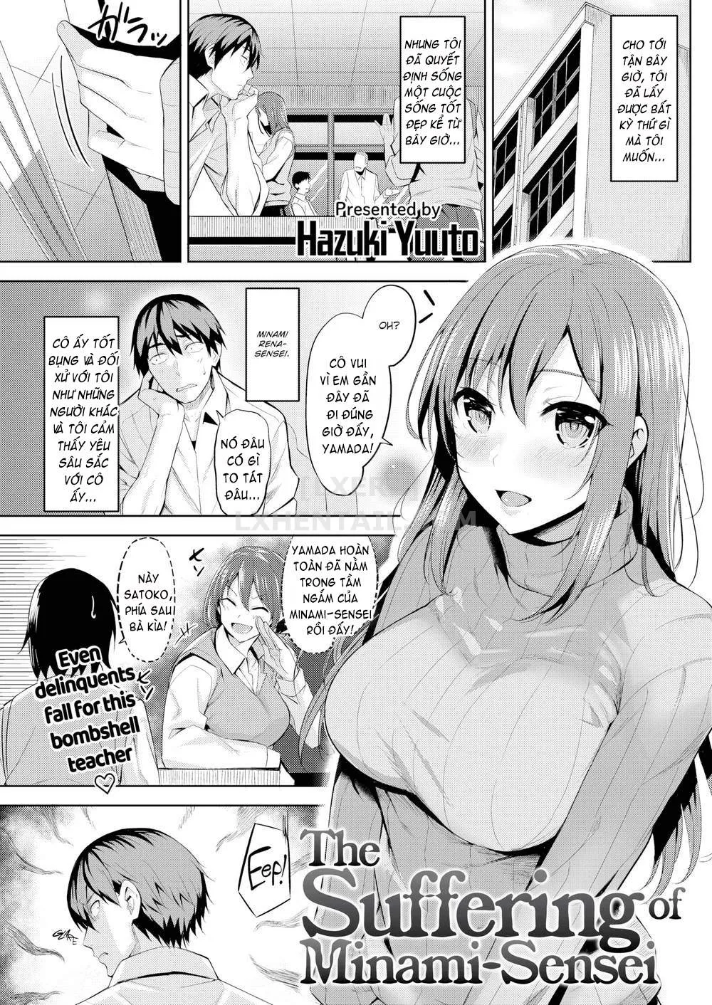 HentaiVN.net - Ảnh 1 - The Suffering of Minami-sensei - Chap 1