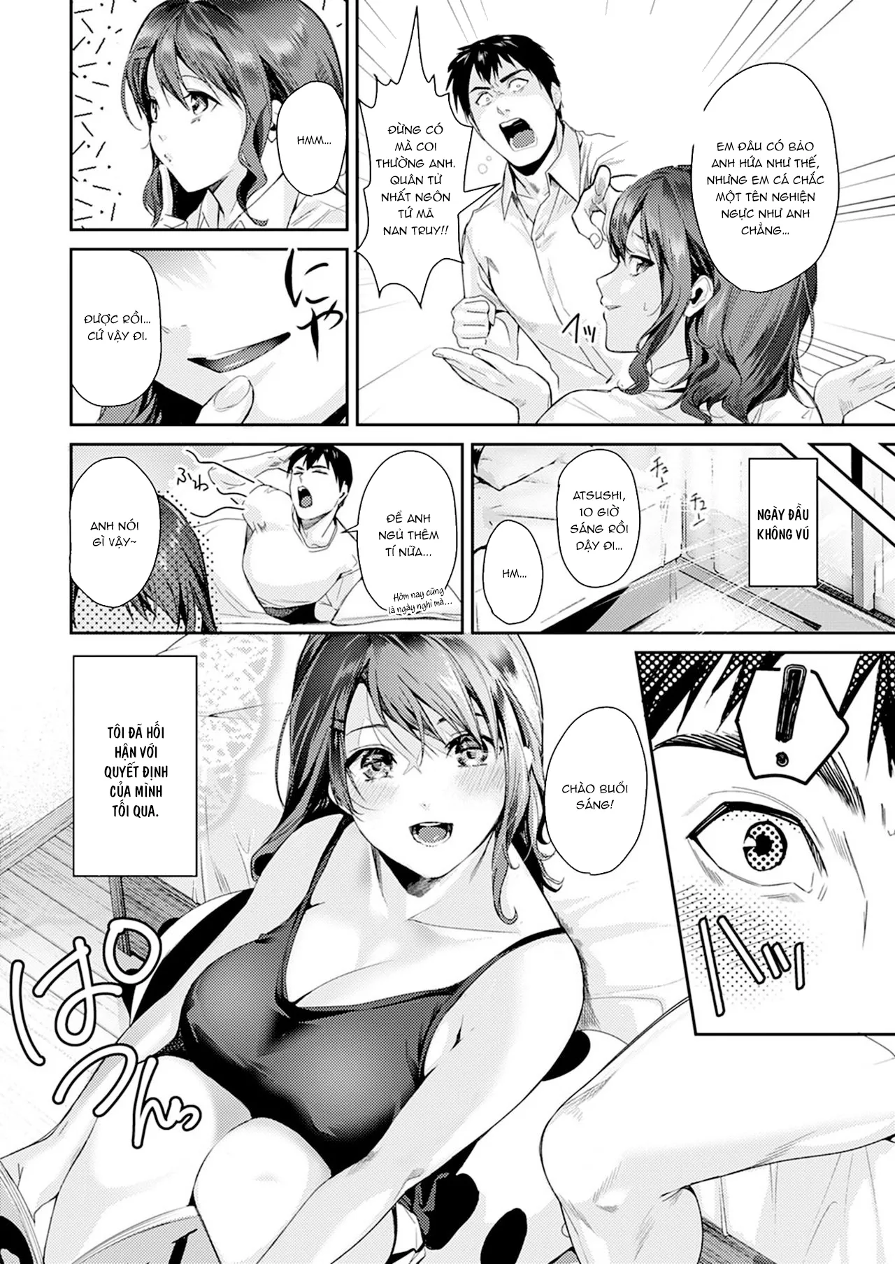 HentaiVN.net - Ảnh 4 - Nghiện vú. [Boobs Holics] - Chap 1
