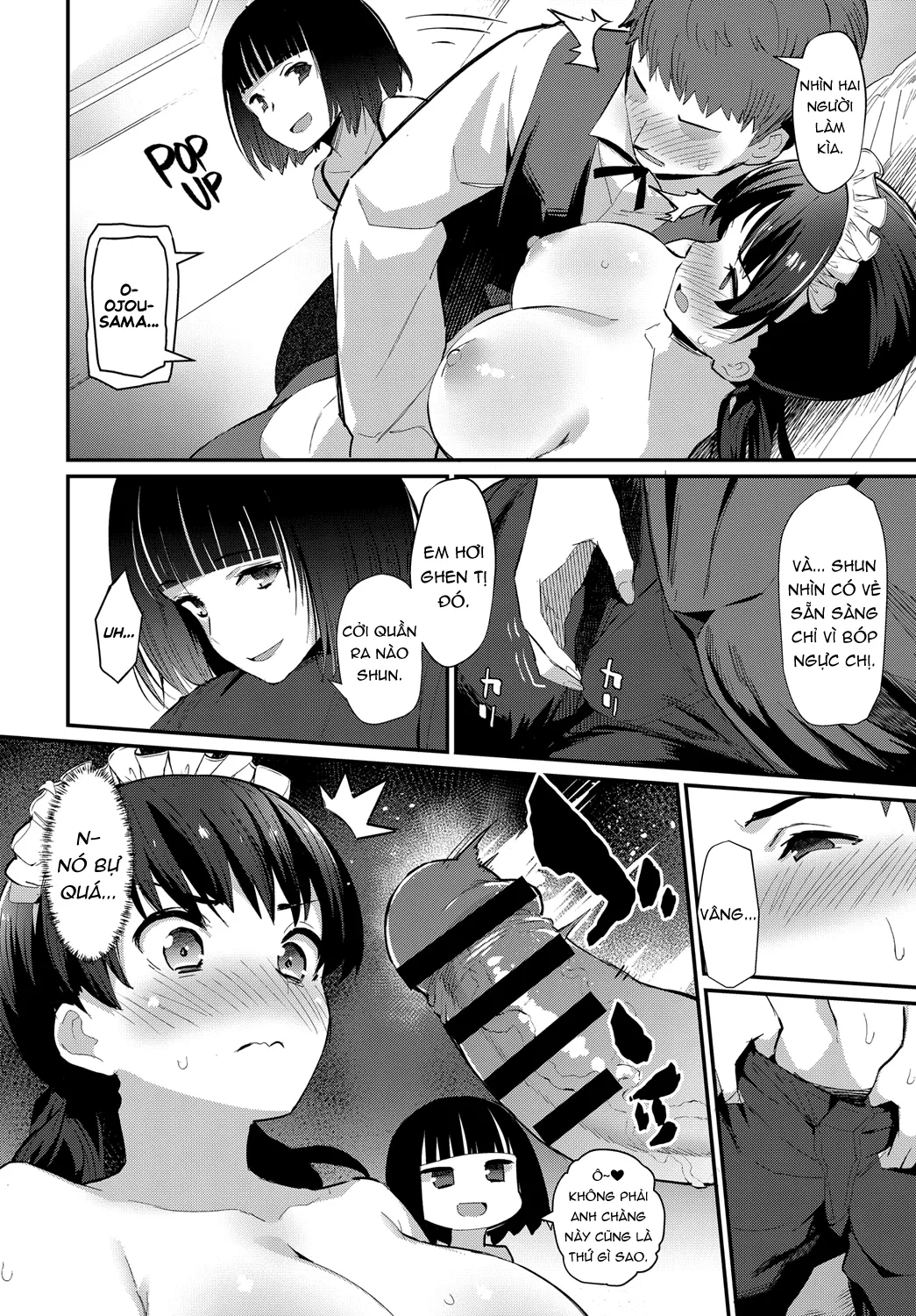 HentaiVN.net - Ảnh 12 - Boy Meets Maid Zenpen - Chap 1