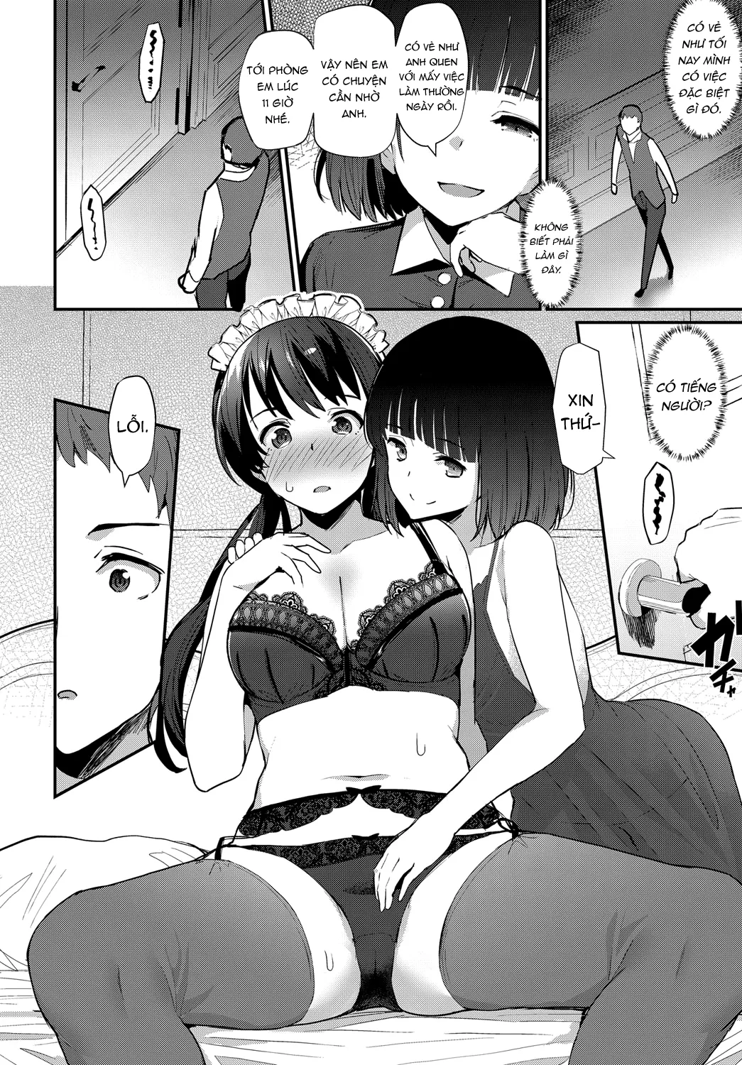 HentaiVN.net - Ảnh 4 - Boy Meets Maid Zenpen - Chap 1
