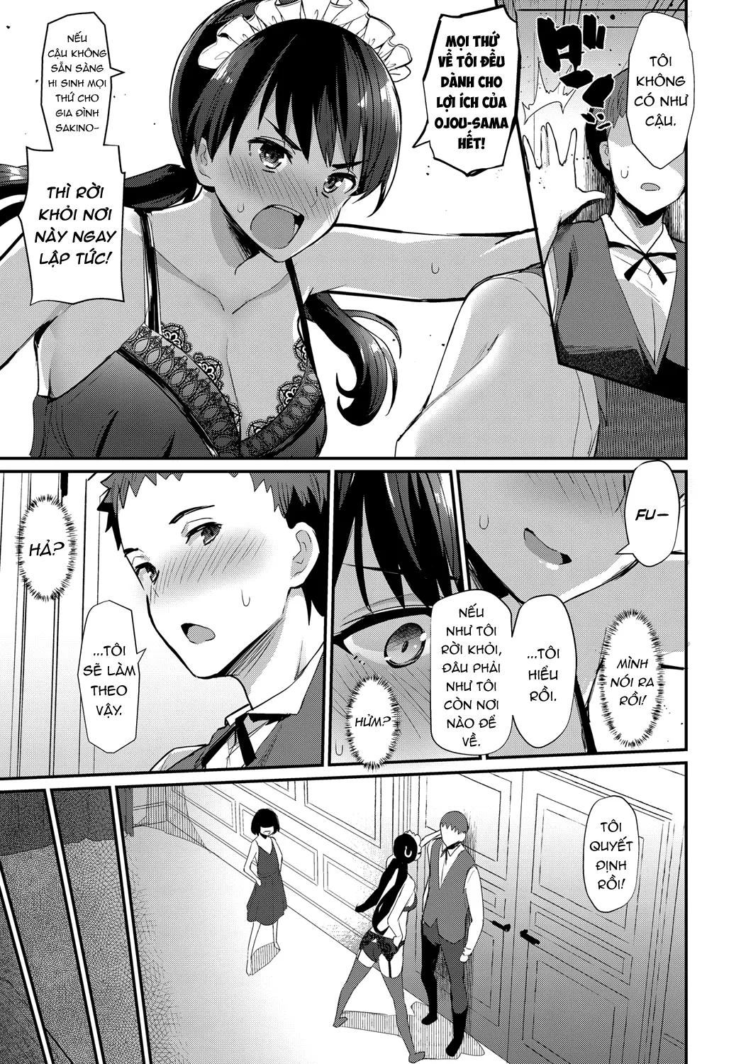 HentaiVN.net - Ảnh 7 - Boy Meets Maid Zenpen - Chap 1