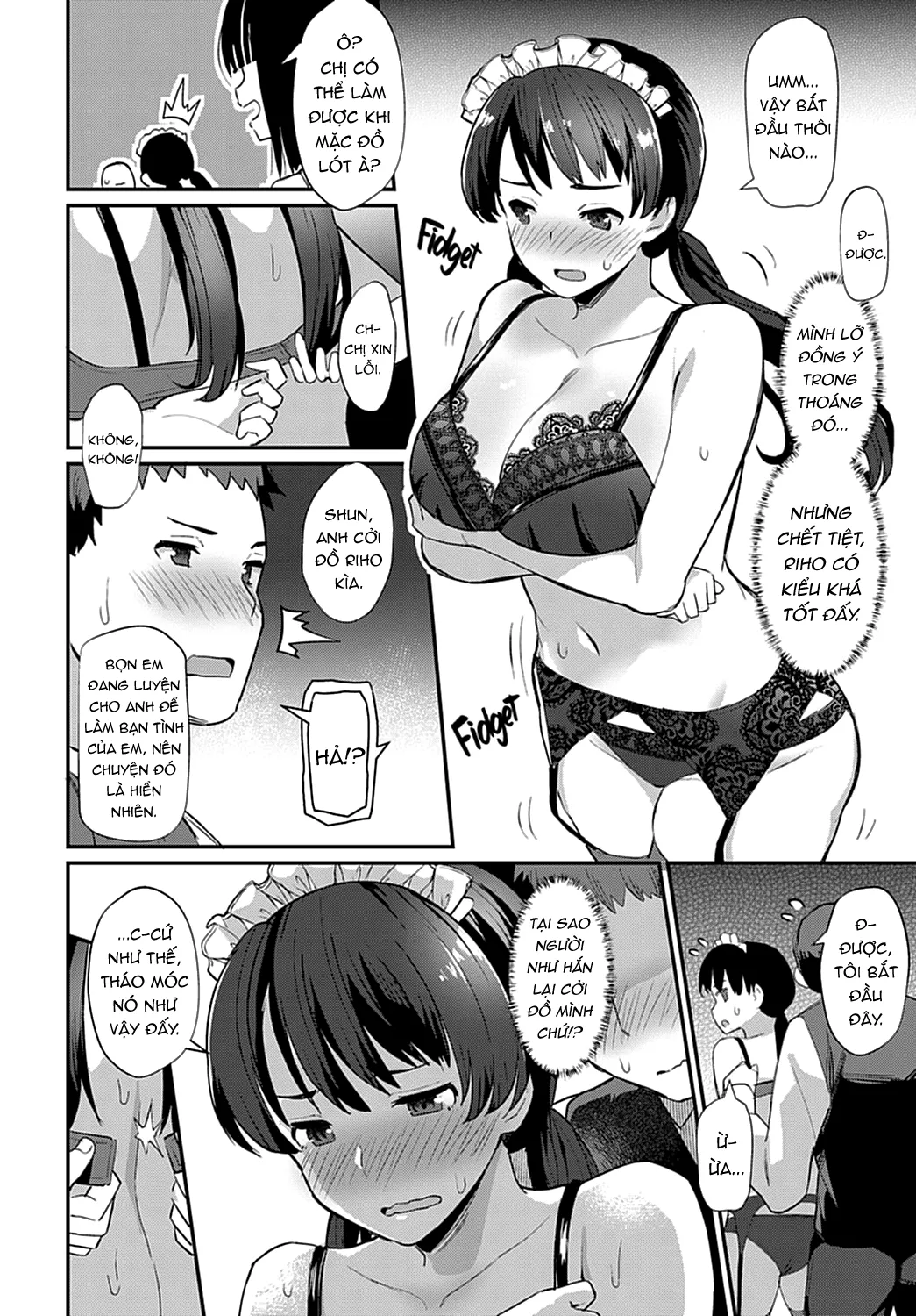 HentaiVN.net - Ảnh 8 - Boy Meets Maid Zenpen - Chap 1