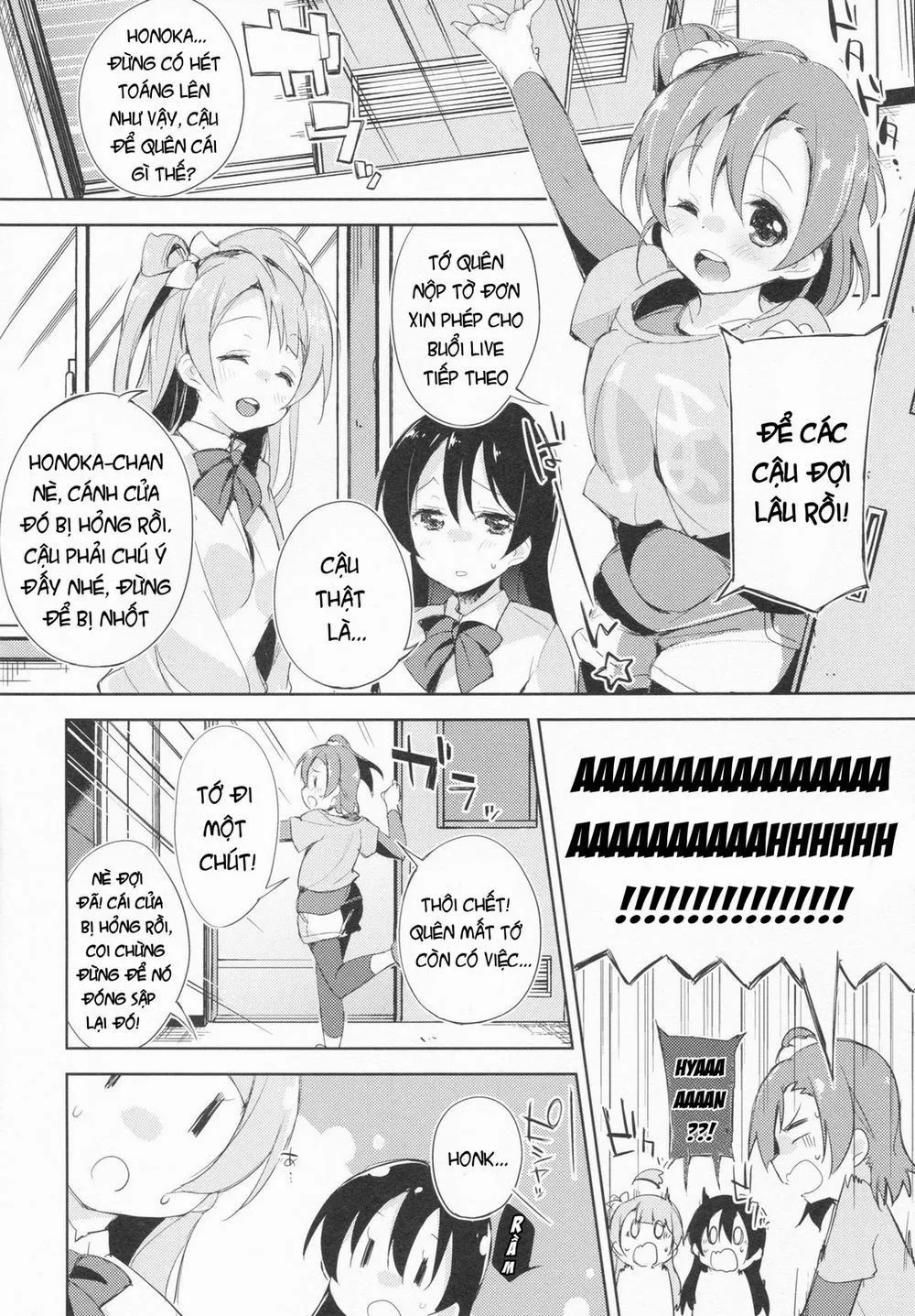 HentaiVN.net - Ảnh 7 - Chorochoro Sensation! (Love Live!) - Chap 1