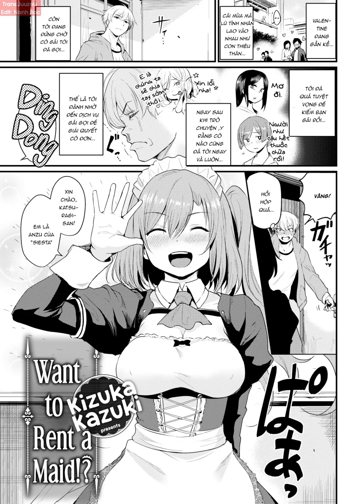 HentaiVN.net - Ảnh 6 - Want to Rent a Maid!? - Chap 1