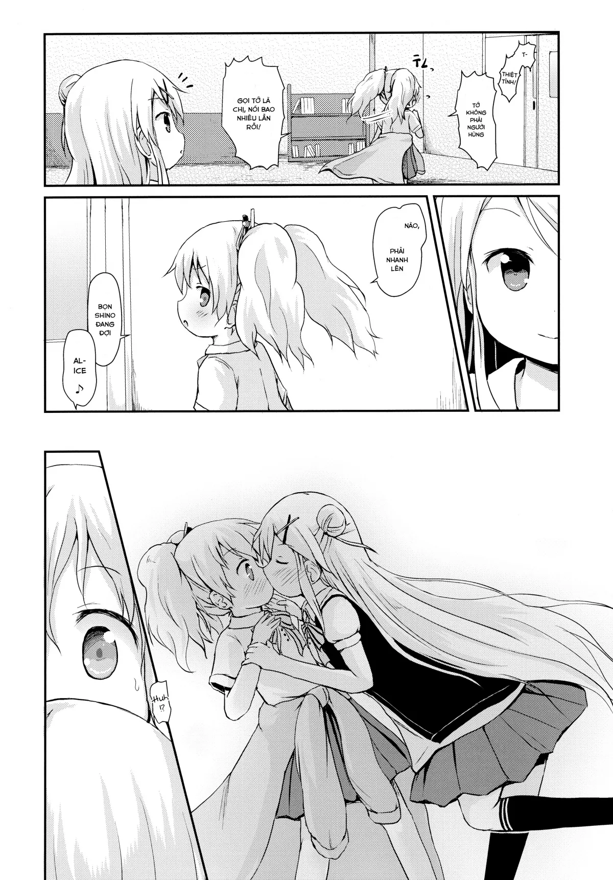 HentaiVN.net - Ảnh 13 - Kiniro Sorairo (Kiniro Mosaic) - Chap 1