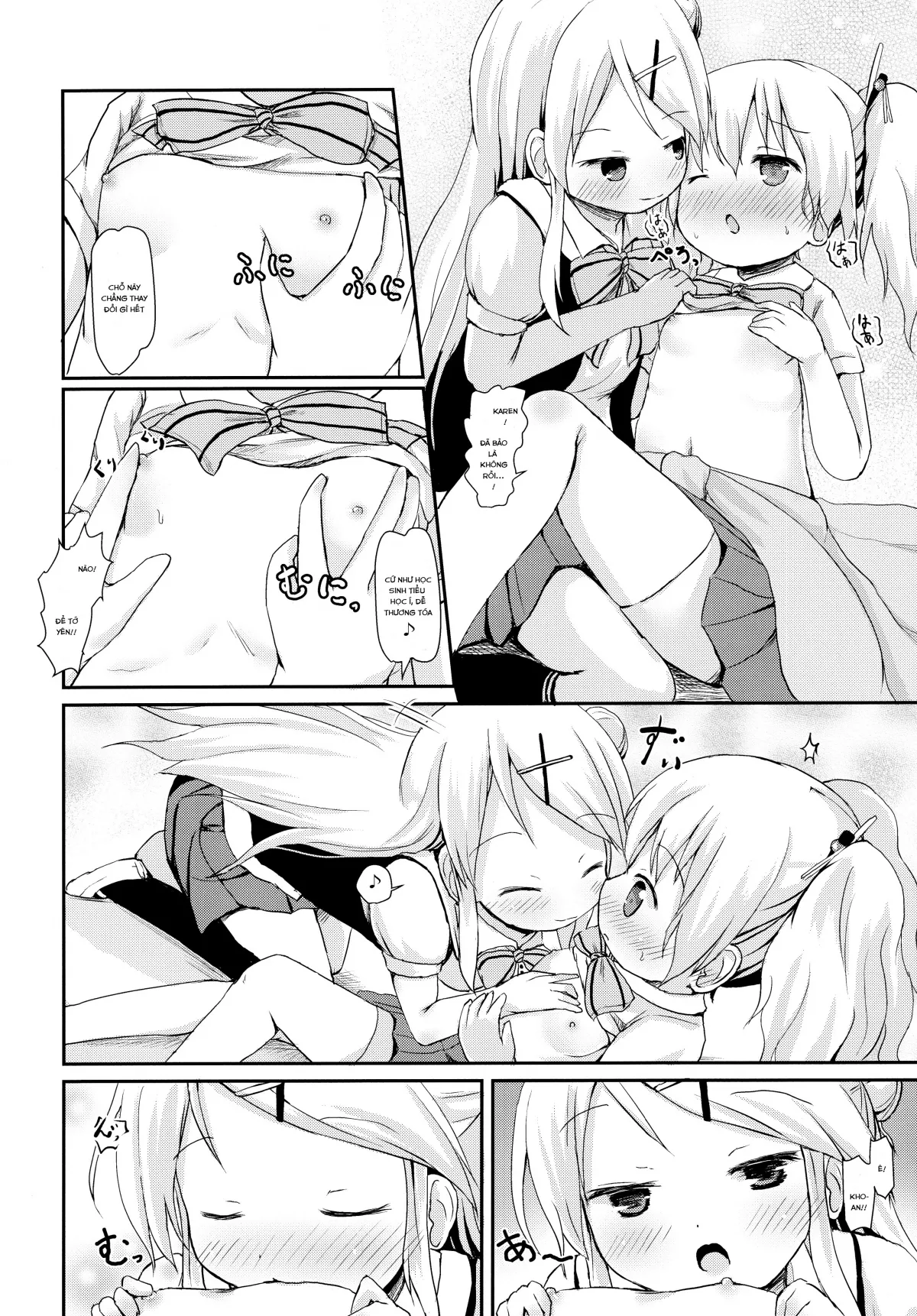HentaiVN.net - Ảnh 17 - Kiniro Sorairo (Kiniro Mosaic) - Chap 1