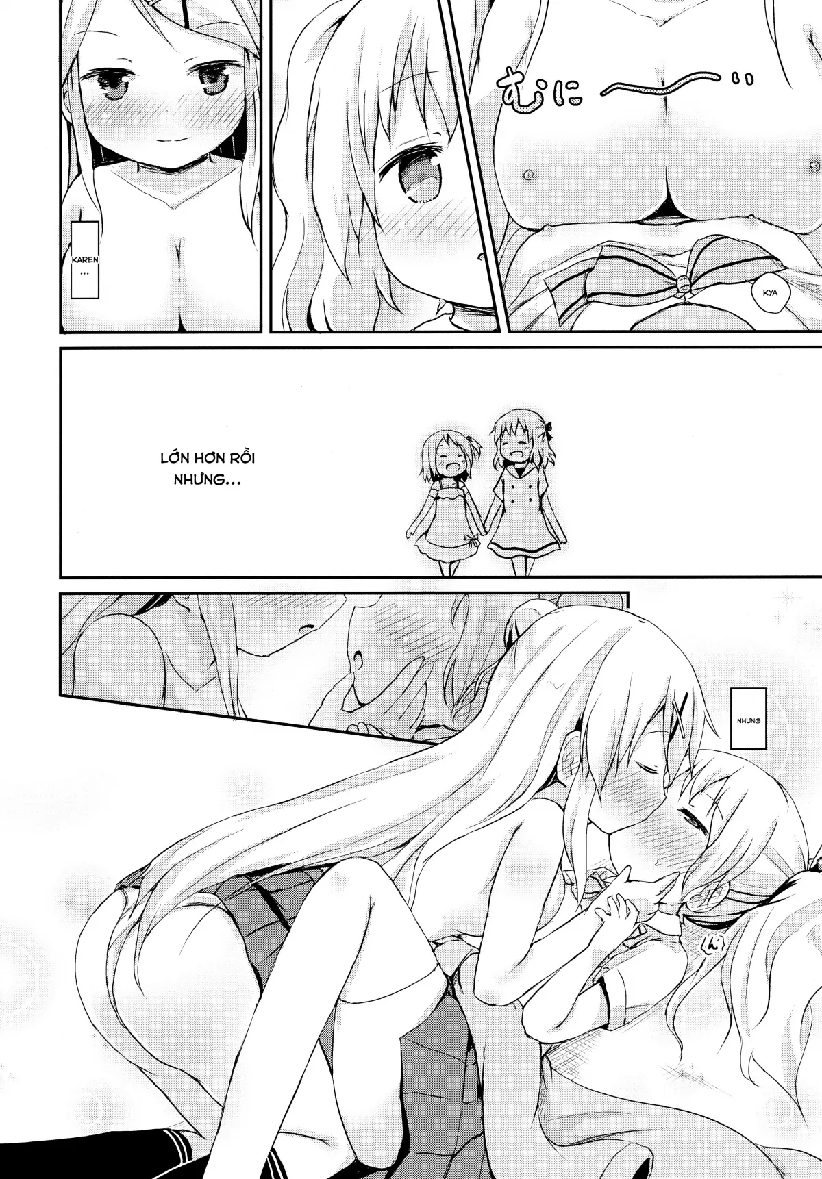 HentaiVN.net - Ảnh 21 - Kiniro Sorairo (Kiniro Mosaic) - Chap 1