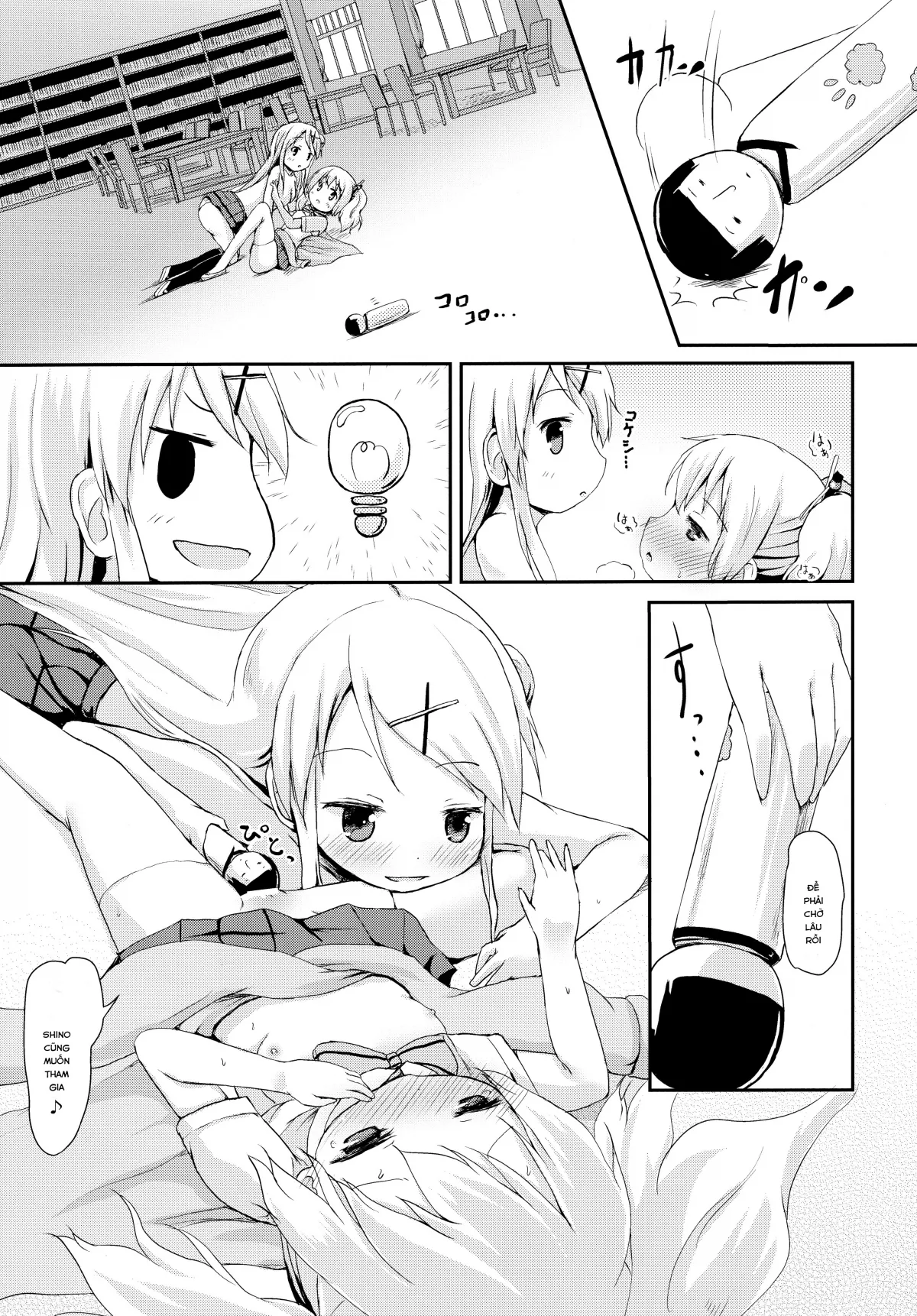 HentaiVN.net - Ảnh 24 - Kiniro Sorairo (Kiniro Mosaic) - Chap 1
