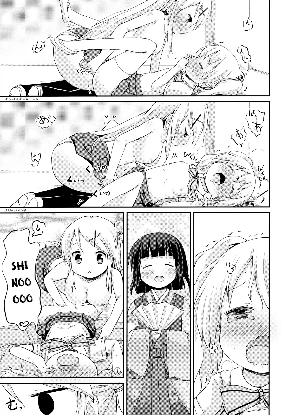 HentaiVN.net - Ảnh 26 - Kiniro Sorairo (Kiniro Mosaic) - Chap 1