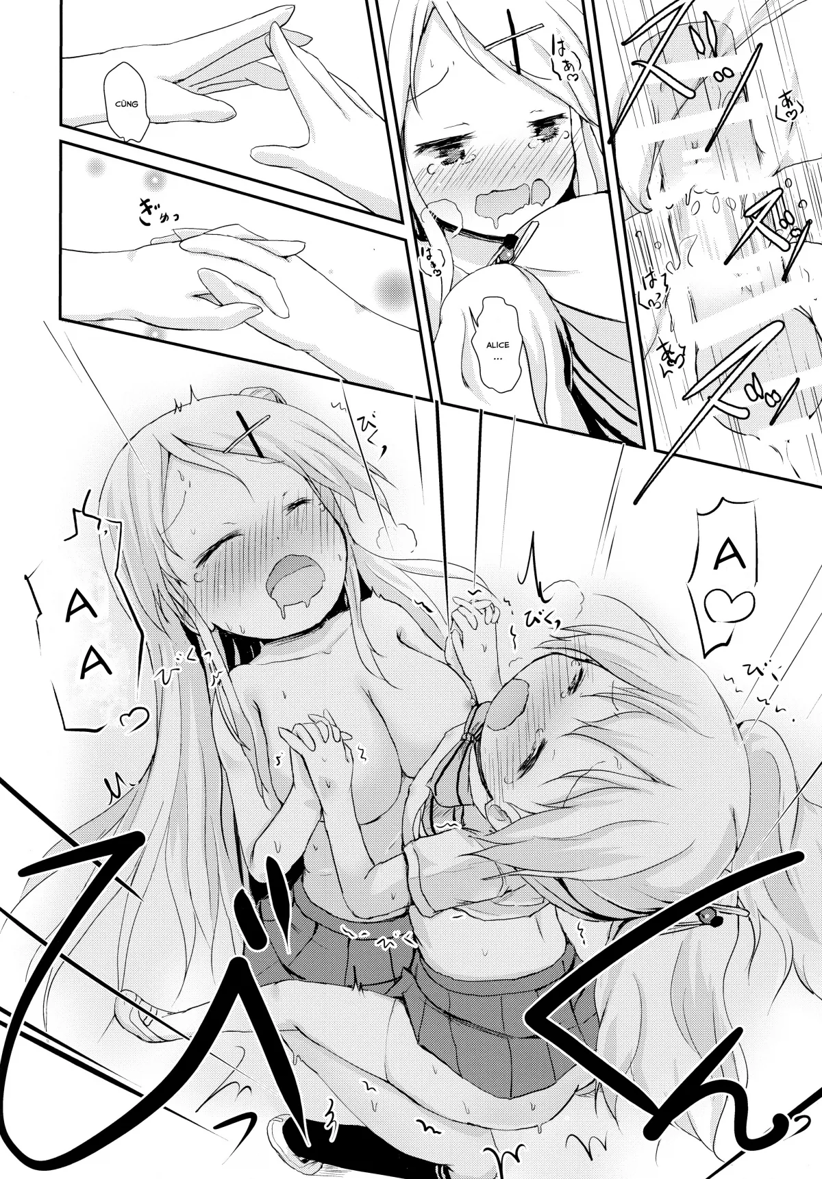 HentaiVN.net - Ảnh 29 - Kiniro Sorairo (Kiniro Mosaic) - Chap 1