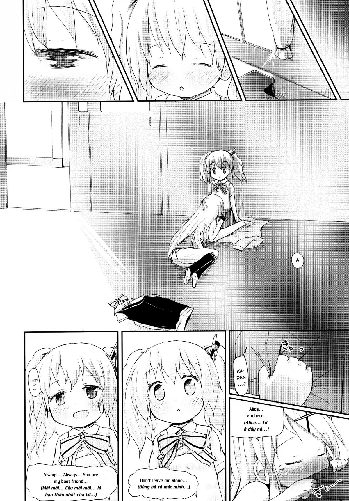 HentaiVN.net - Ảnh 31 - Kiniro Sorairo (Kiniro Mosaic) - Chap 1