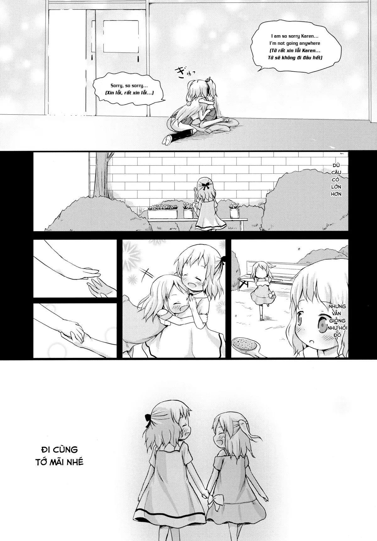 HentaiVN.net - Ảnh 32 - Kiniro Sorairo (Kiniro Mosaic) - Chap 1