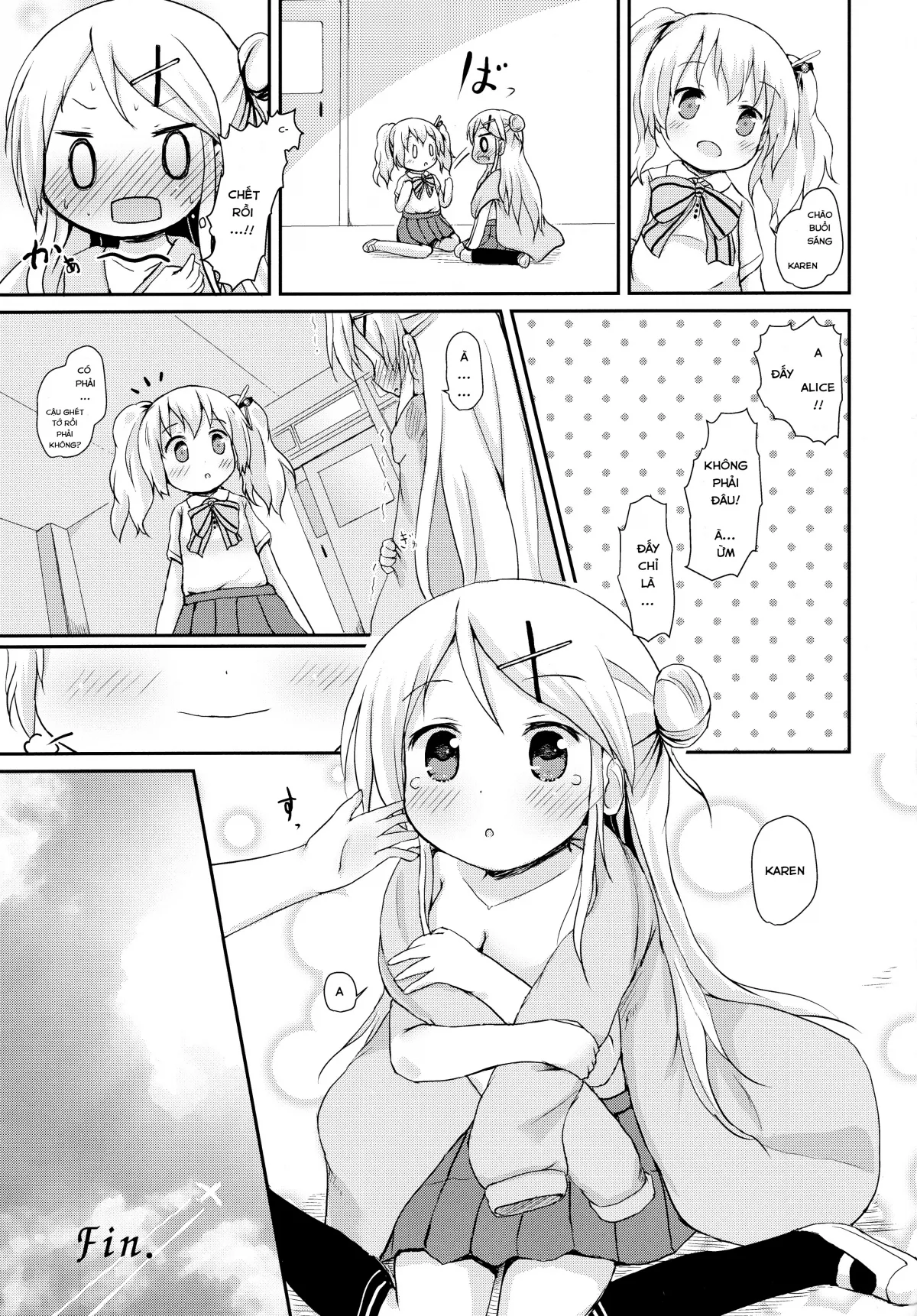 HentaiVN.net - Ảnh 34 - Kiniro Sorairo (Kiniro Mosaic) - Chap 1