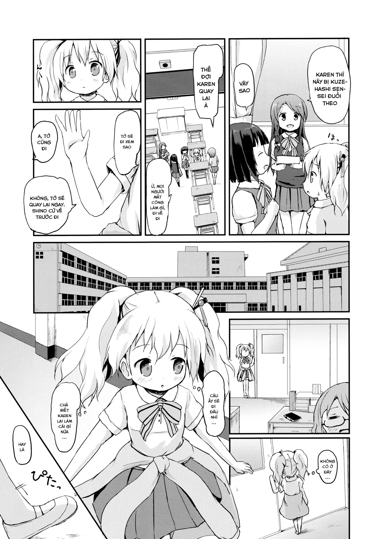 HentaiVN.net - Ảnh 8 - Kiniro Sorairo (Kiniro Mosaic) - Chap 1