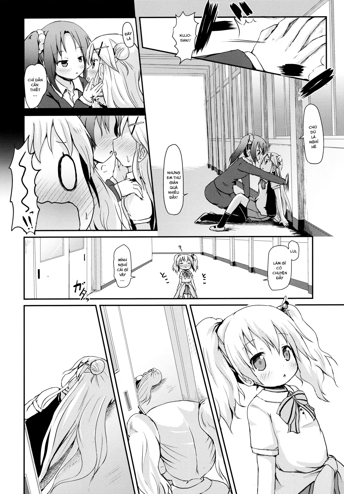 HentaiVN.net - Ảnh 9 - Kiniro Sorairo (Kiniro Mosaic) - Chap 1