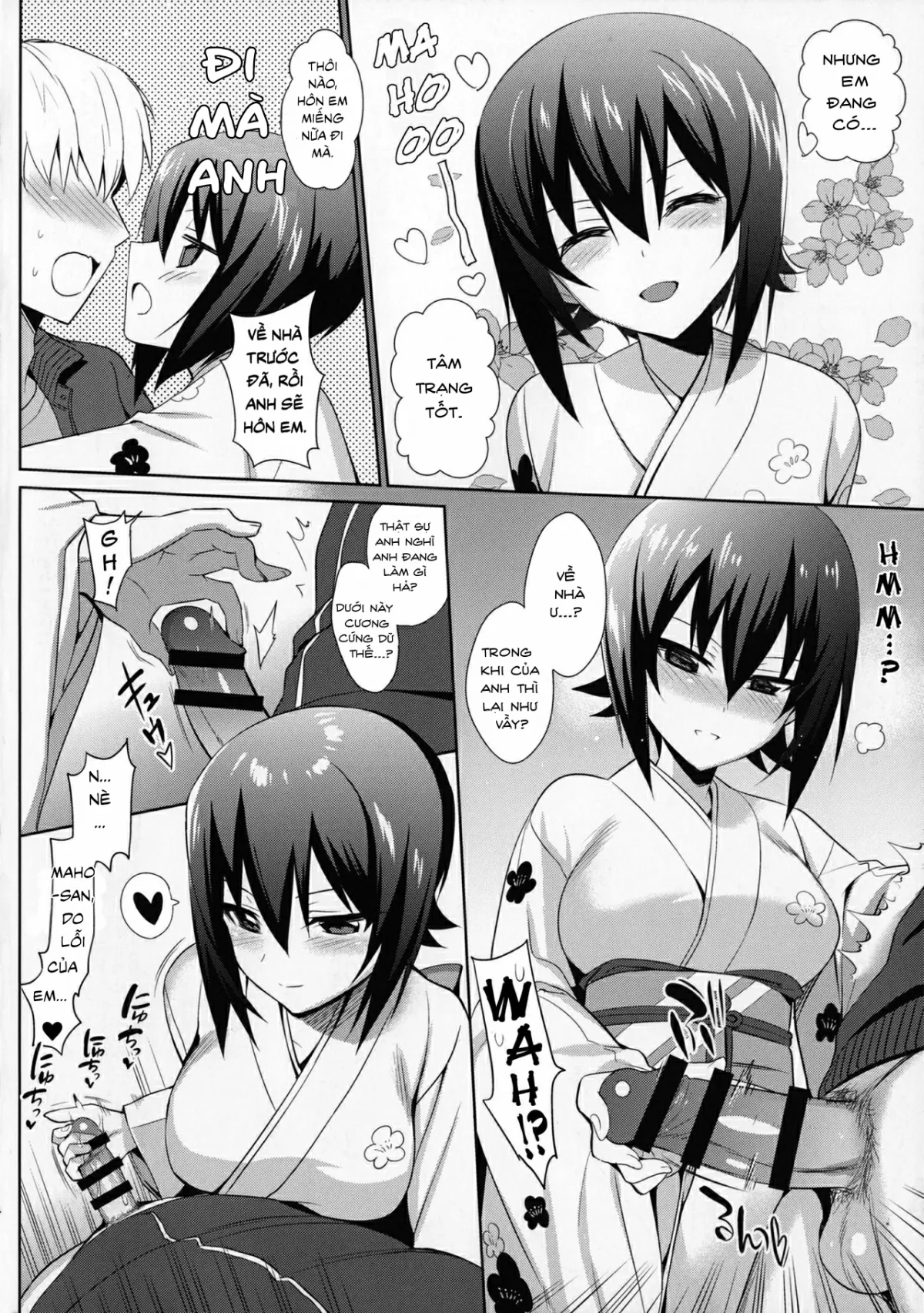 HentaiVN.net - Ảnh 5 - Năm Mới Cùng Maho [まほはじめ。 (ガールズ&パンツァー); Maho New Year's. (Girls und Panzer)] - Chap 1