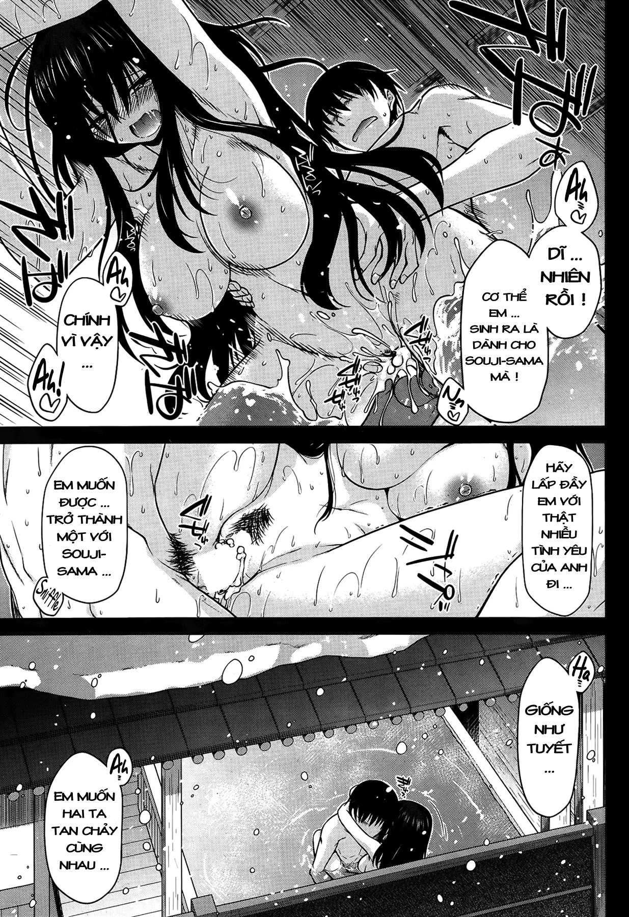 HentaiVN.net - Ảnh 14 - Đối mặt với bóng đêm dưới trời tuyết [Facing the Shadow of Snow] - Chap 1