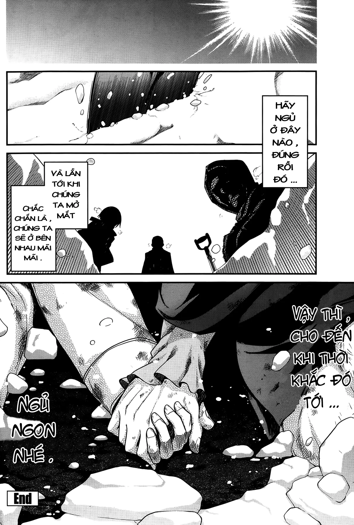 HentaiVN.net - Ảnh 21 - Đối mặt với bóng đêm dưới trời tuyết [Facing the Shadow of Snow] - Chap 1