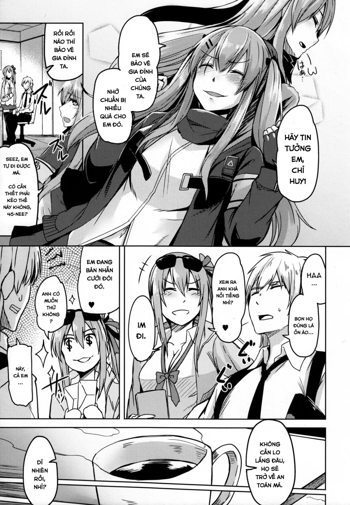 HentaiVN.net - Ảnh 4 - UMP Kazoku Keikaku (Girls' Frontline) [UMP Family Plan] - Chap 1