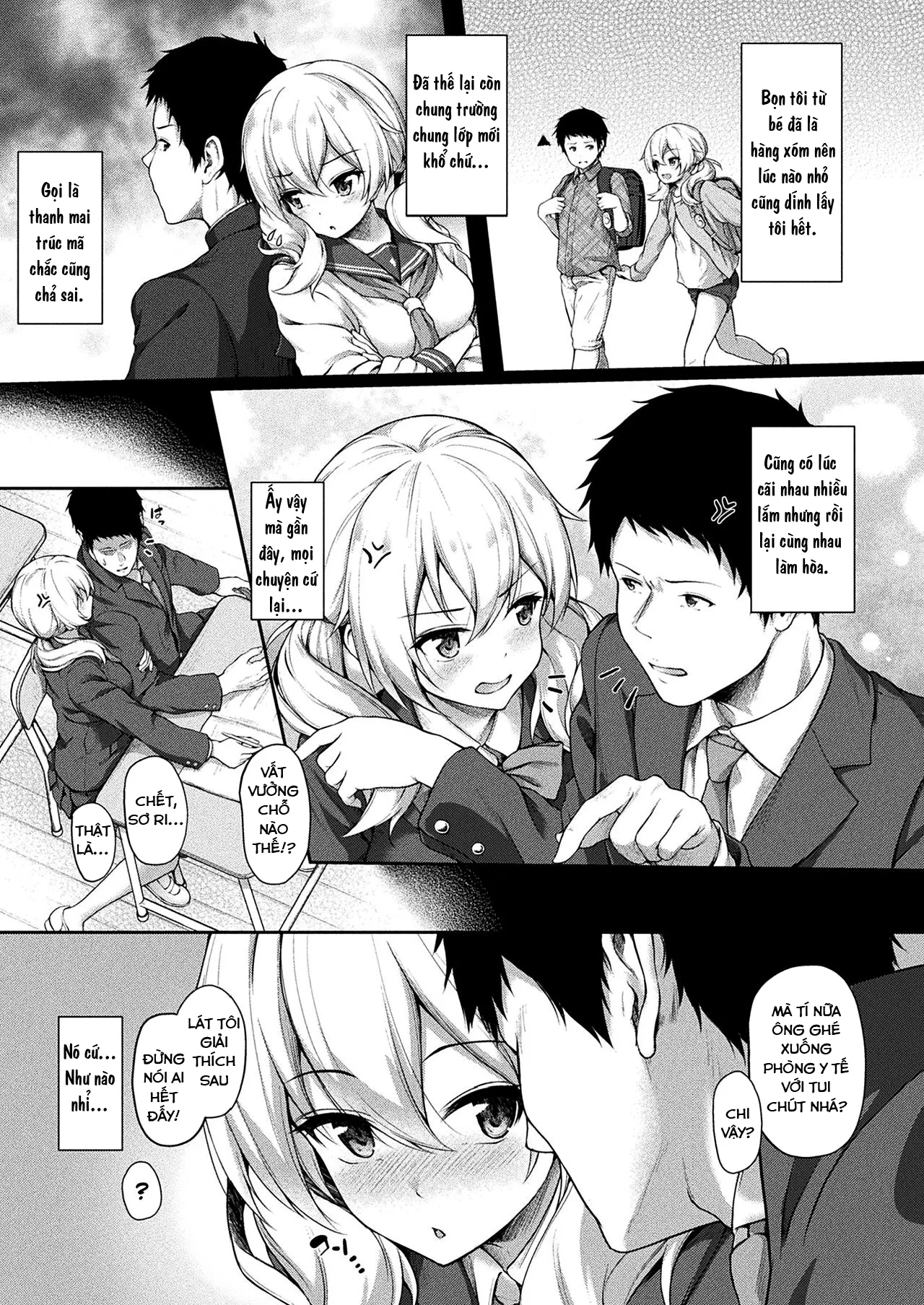 HentaiVN.net - Ảnh 3 - Nấc thang lên thiên đường hay địa ngục!? [Stairway to hell or heaven!?] - Chap 1