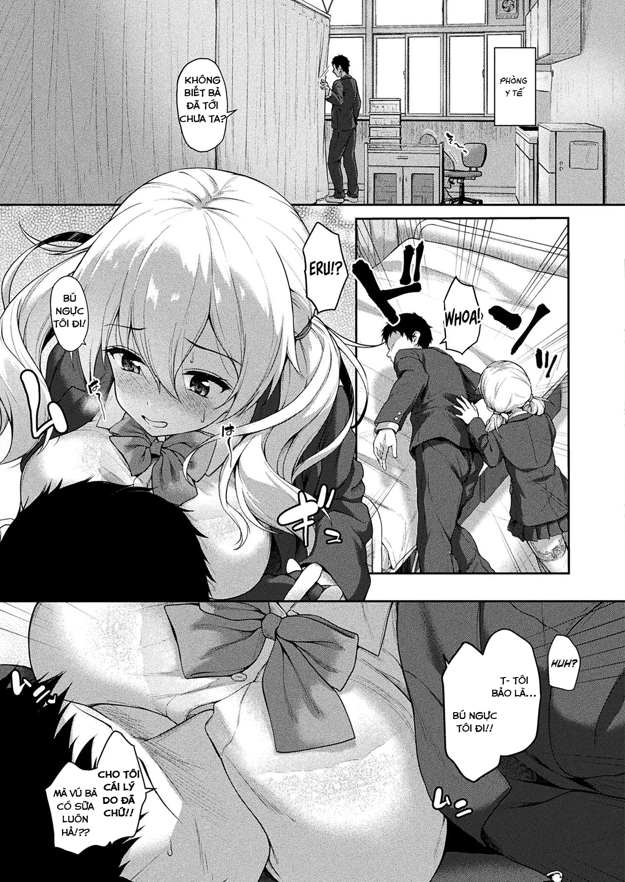 HentaiVN.net - Ảnh 4 - Nấc thang lên thiên đường hay địa ngục!? [Stairway to hell or heaven!?] - Chap 1
