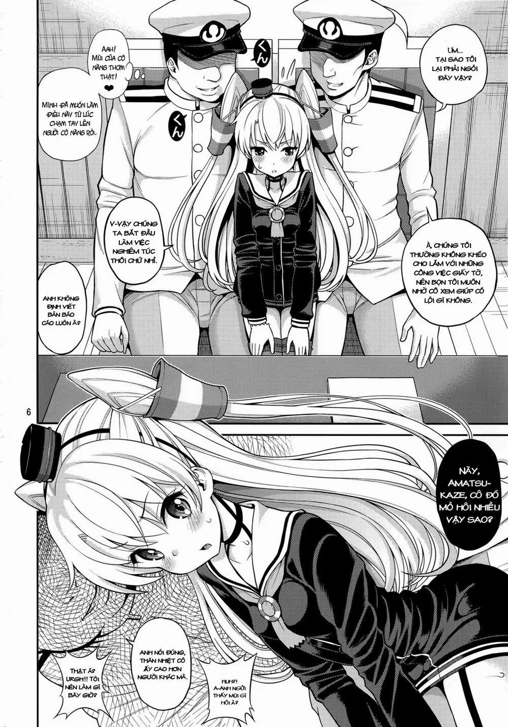 HentaiVN.net - Ảnh 6 - Amatsukaze-chan Asekkaki (Kantai Collection) - Chap 1