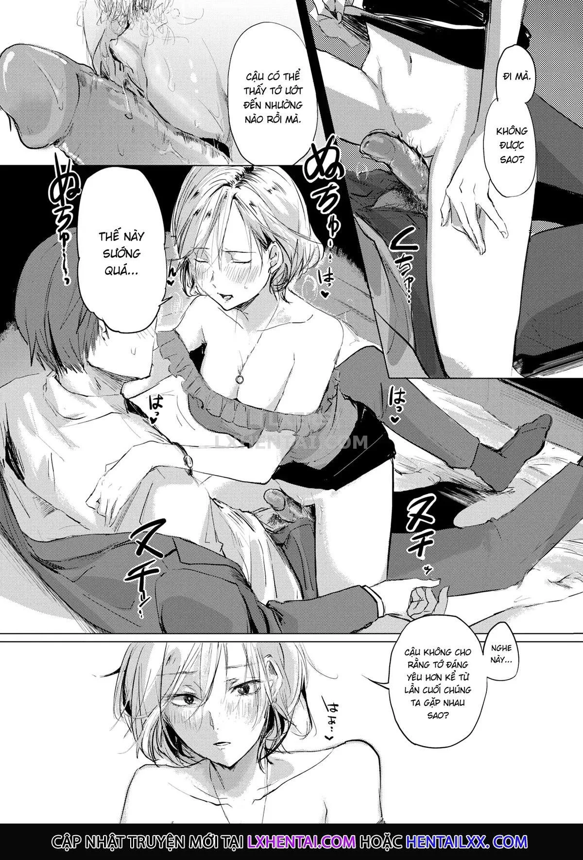 HentaiVN.net - Ảnh 10 - Class Reunion for Two [Comic Kairakuten 2018-09] - Chap 1