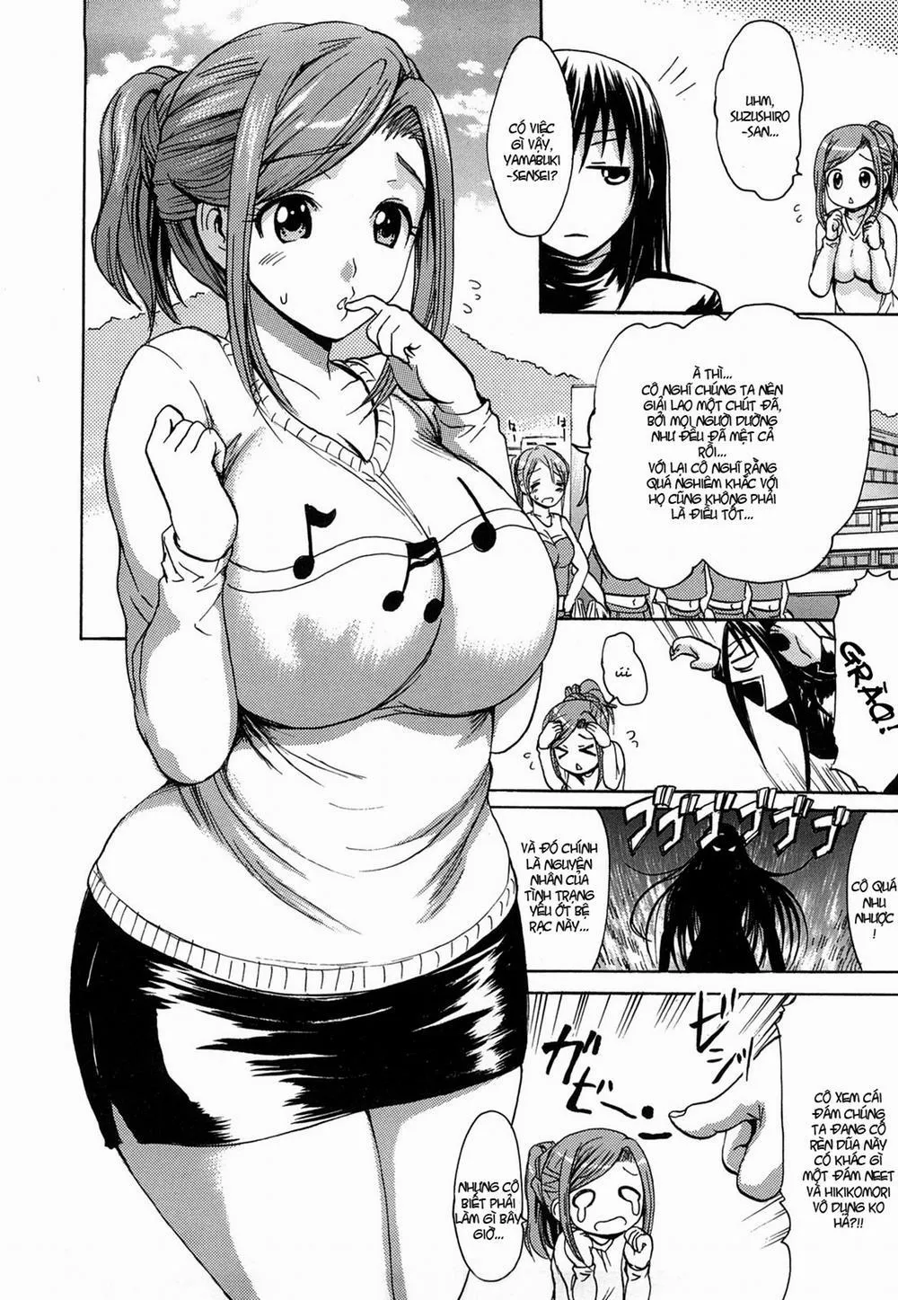 HentaiVN.net - Ảnh 11 - Bukkake Cheerleaders Club - Chap 1
