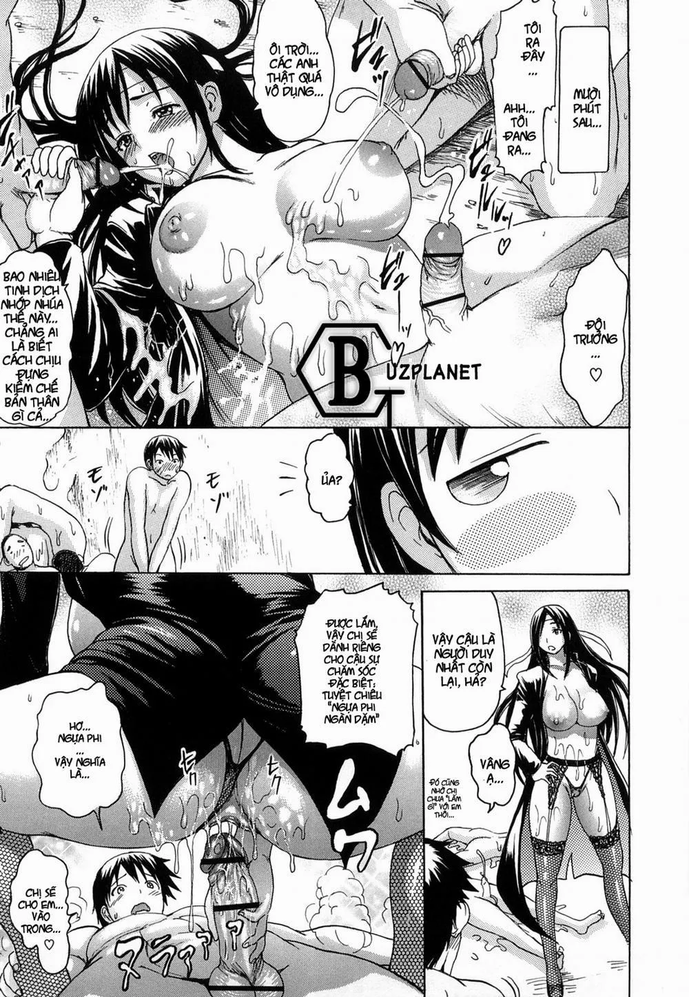 HentaiVN.net - Ảnh 5 - Bukkake Cheerleaders Club - Chap 1