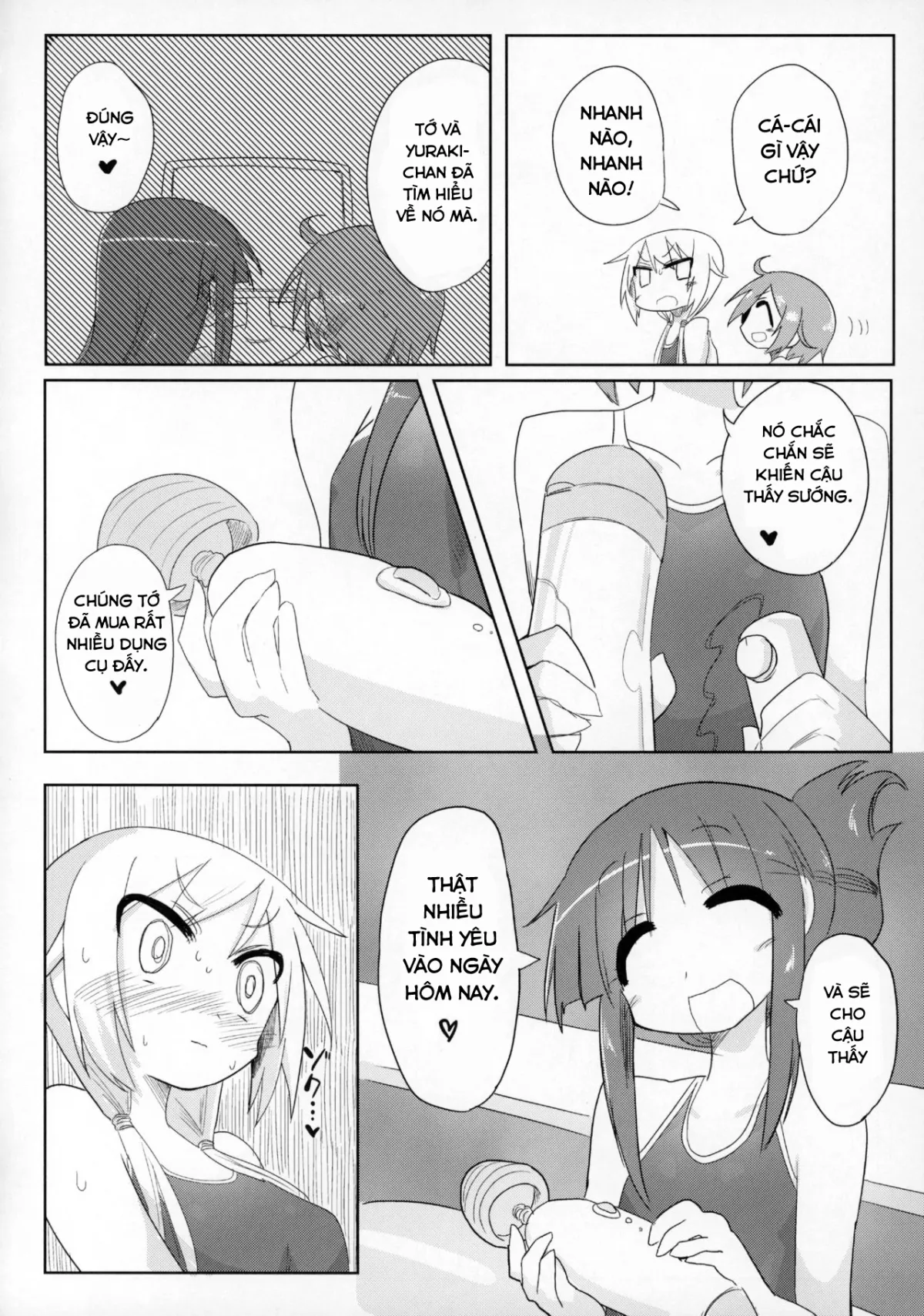HentaiVN.net - Ảnh 7 - Ouchi Soap (Yuyushiki) [おうちソープ (ゆゆ式)] - Chap 1