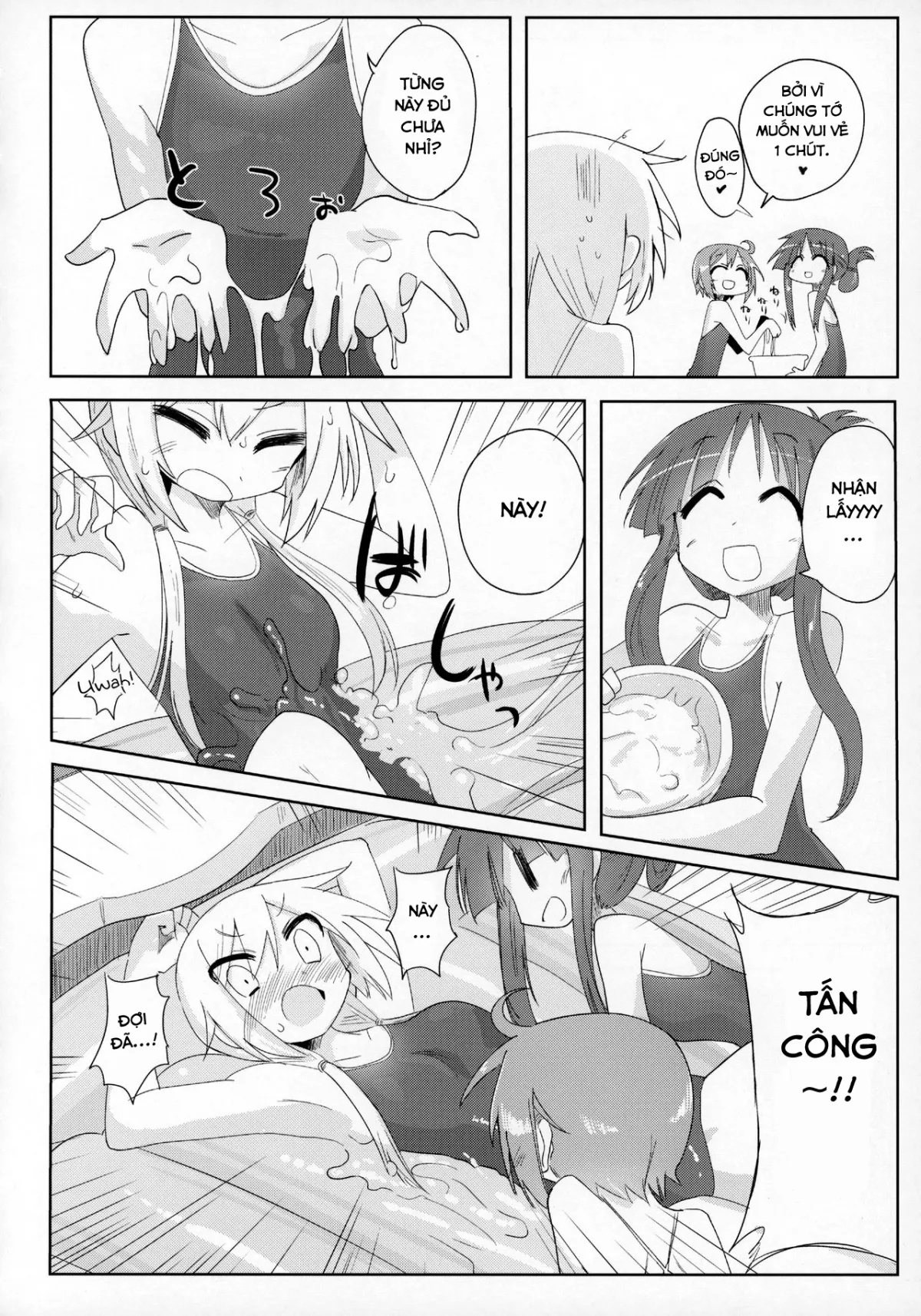 HentaiVN.net - Ảnh 9 - Ouchi Soap (Yuyushiki) [おうちソープ (ゆゆ式)] - Chap 1