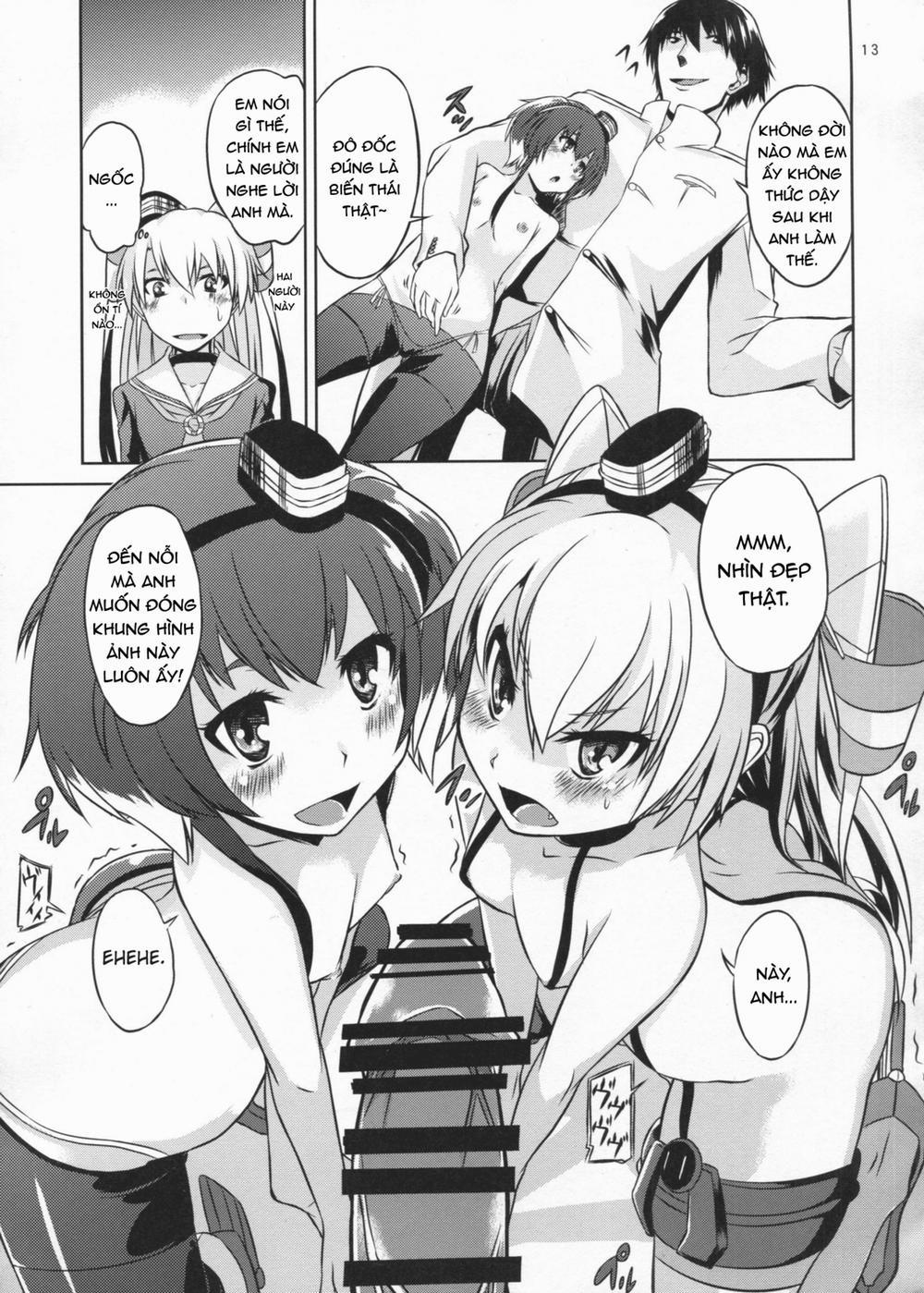 HentaiVN.net - Ảnh 15 - Teitoku wa Dekiru Hentai (Kantai Collection -KanColle-) - Chap 1