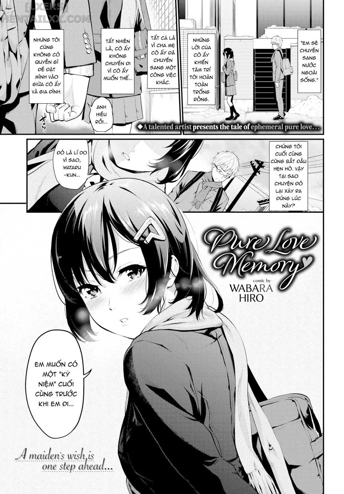 HentaiVN.net - Ảnh 5 - Pure Love Memory - Chap 1