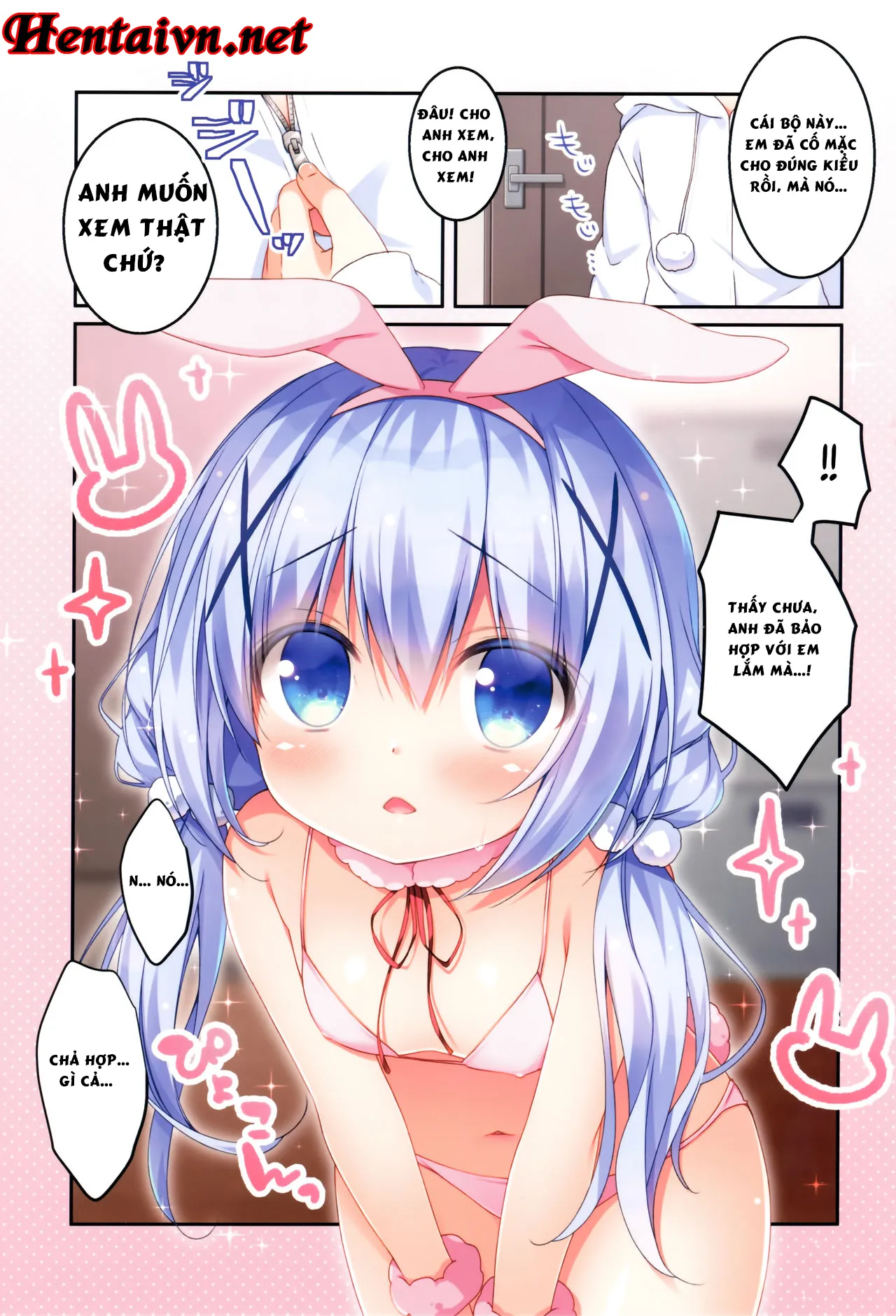 HentaiVN.net - Ảnh 4 - Chino-chan to Usagi Gokko (Gochuumon Wa Usagi Desu Ka?) - Chap 1