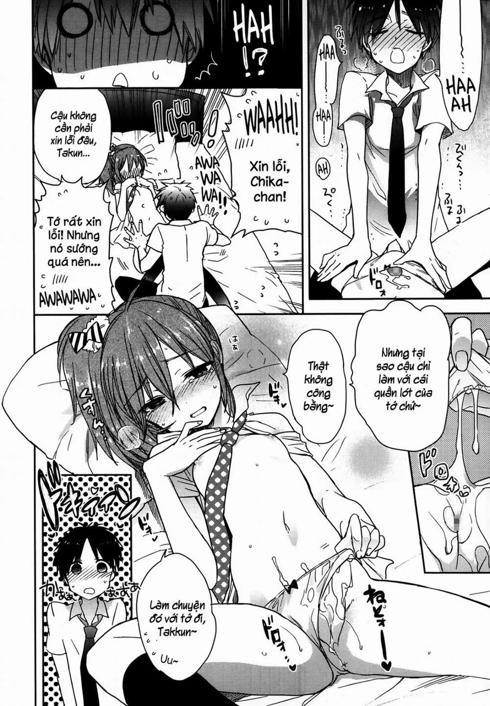 HentaiVN.net - Ảnh 11 - A To B No Aida No Futari - Chap 1