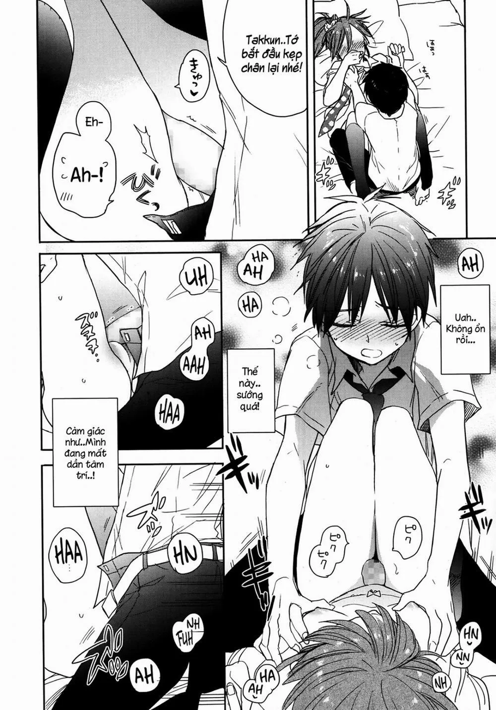 HentaiVN.net - Ảnh 7 - A To B No Aida No Futari - Chap 1