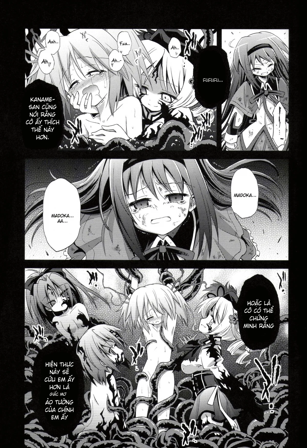 HentaiVN.net - Ảnh 18 - Doro no Naka Yume no Soko (Puella Magi Madoka Magica) - Chap 1