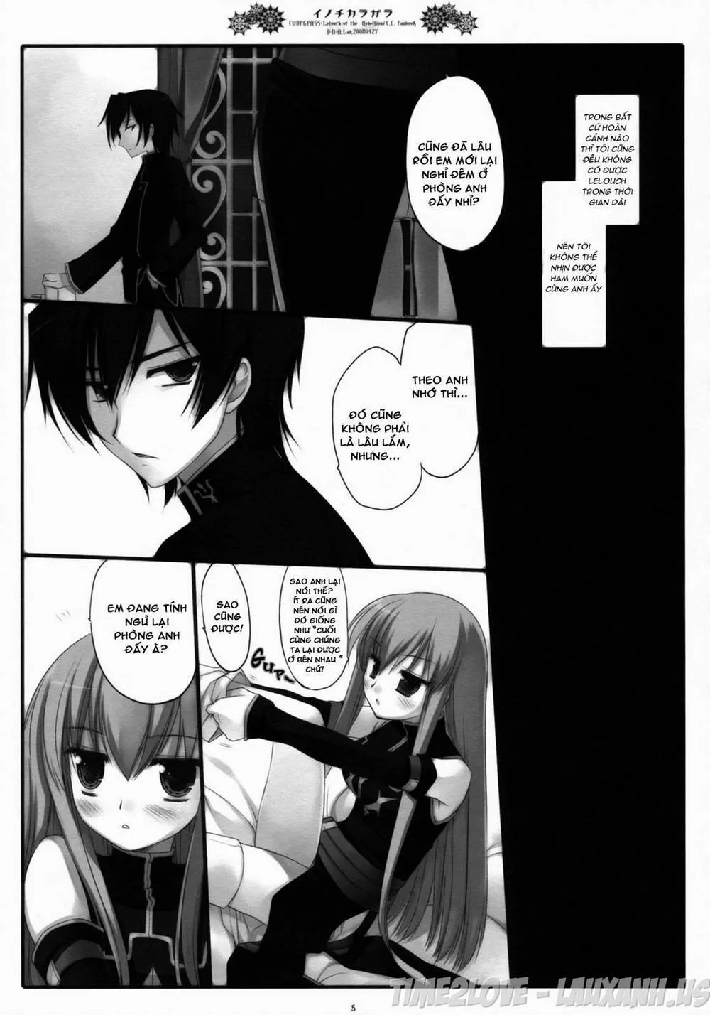 HentaiVN.net - Ảnh 4 - Inochikaragara (Code Geass) - Chap 1