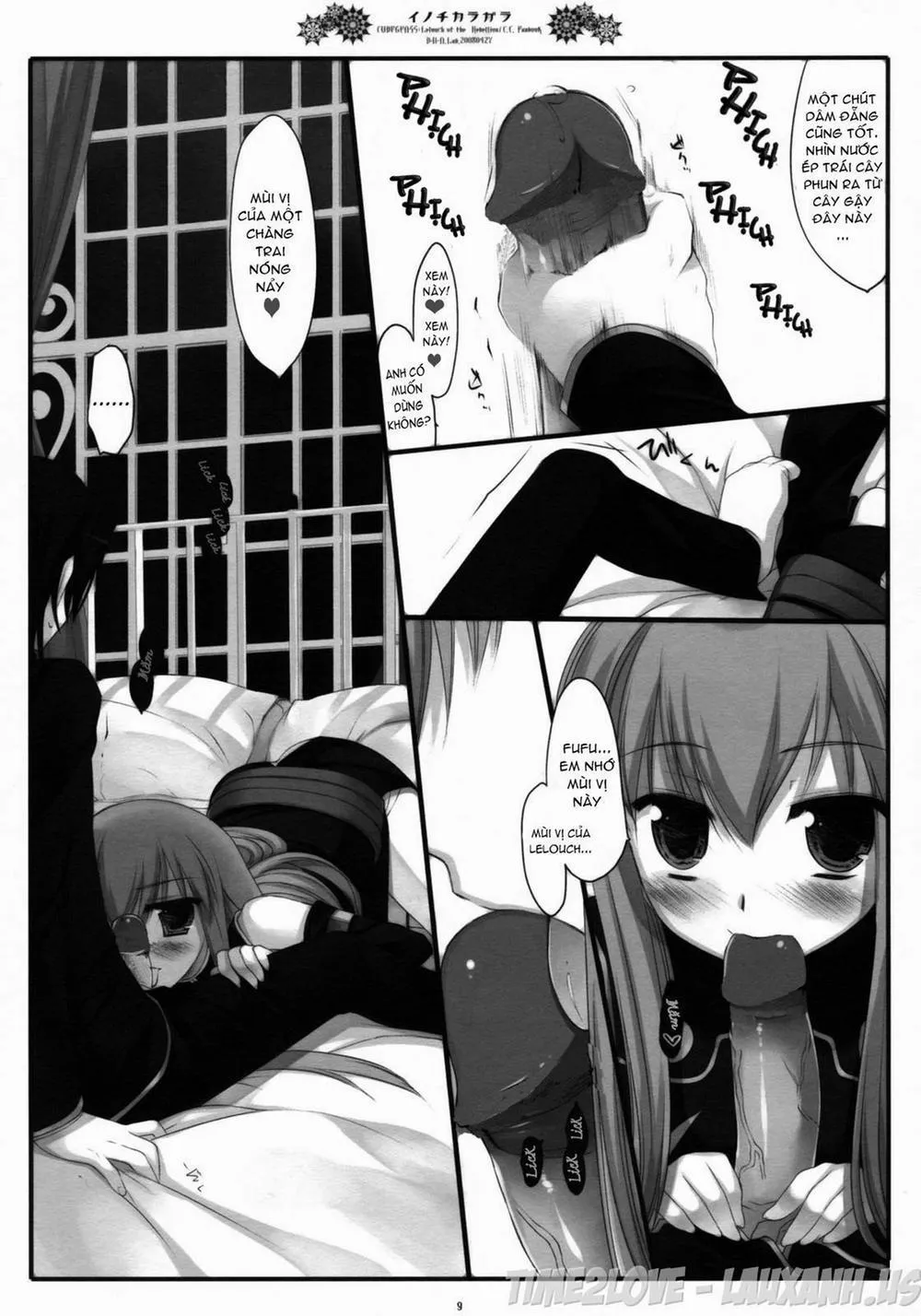 HentaiVN.net - Ảnh 8 - Inochikaragara (Code Geass) - Chap 1