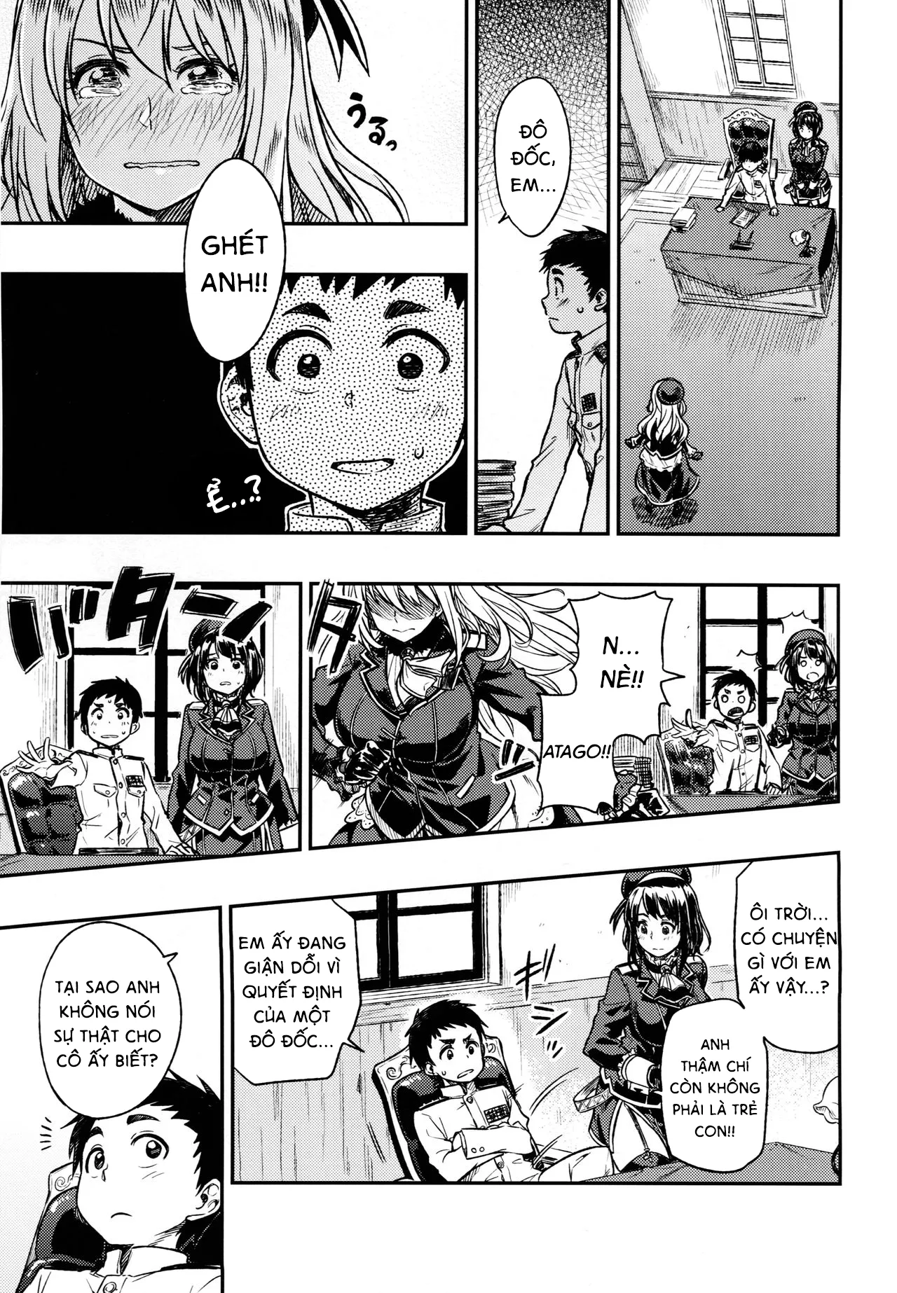 HentaiVN.net - Ảnh 5 - Shounen Teitoku ga Otona ni Naru made… (Kantai Collection -KanColle-) [Before the Teenage Admiral becomes an Adult…] - Chap 1