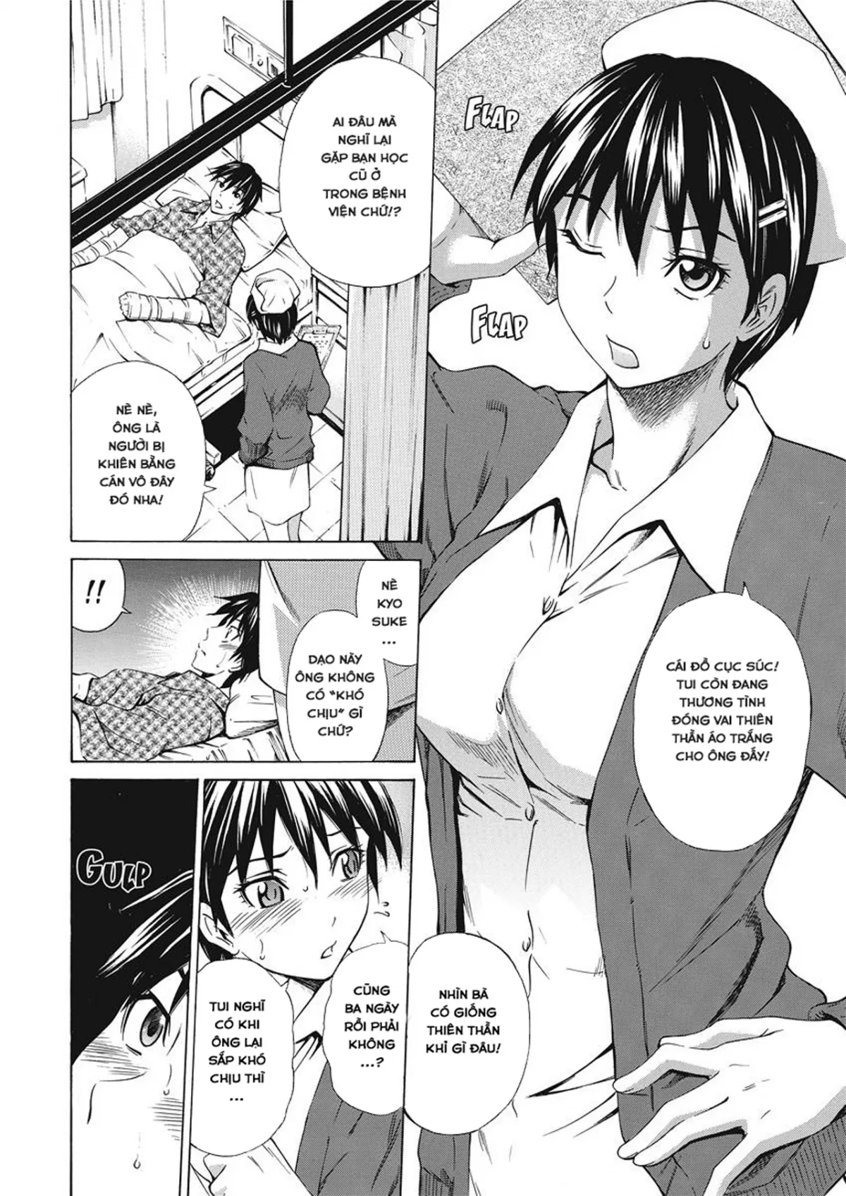 HentaiVN.net - Ảnh 3 - Cứ Để Cho Y Tá Lo! [Leave It To The Nurse] - Chap 1