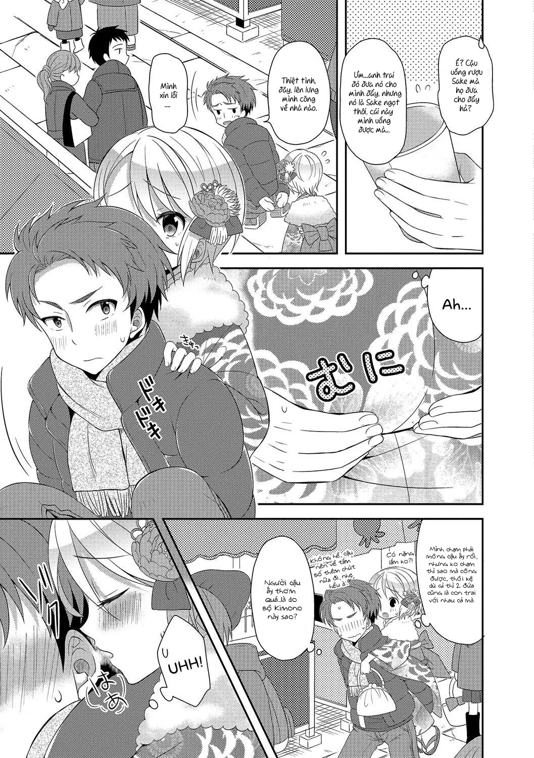 HentaiVN.net - Ảnh 4 - Cô công chúa của năm mới [Hatsumoude no Ohimesama; The Princess of the New Year Visit ; Decensored] - Chap 1