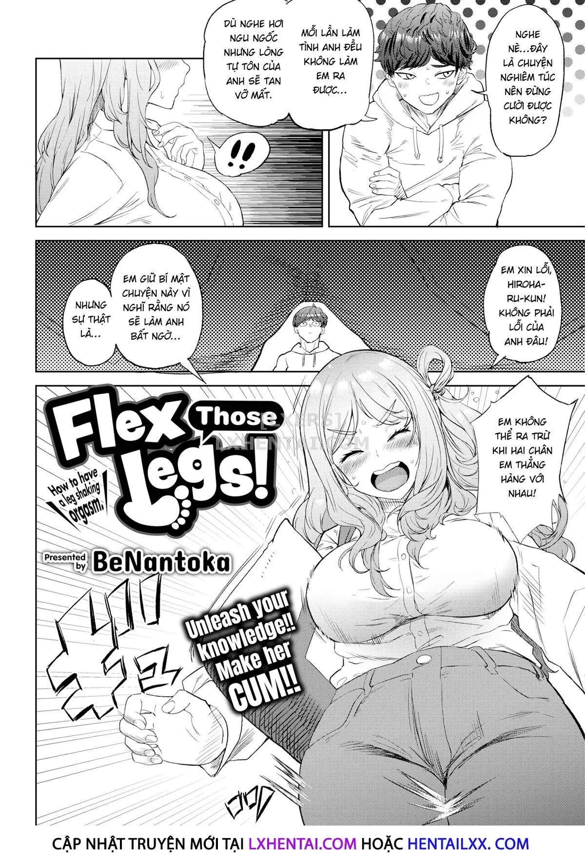 HentaiVN.net - Ảnh 3 - Flex Those Legs! [Comic Kairakuten 2021-06] - Chap 1